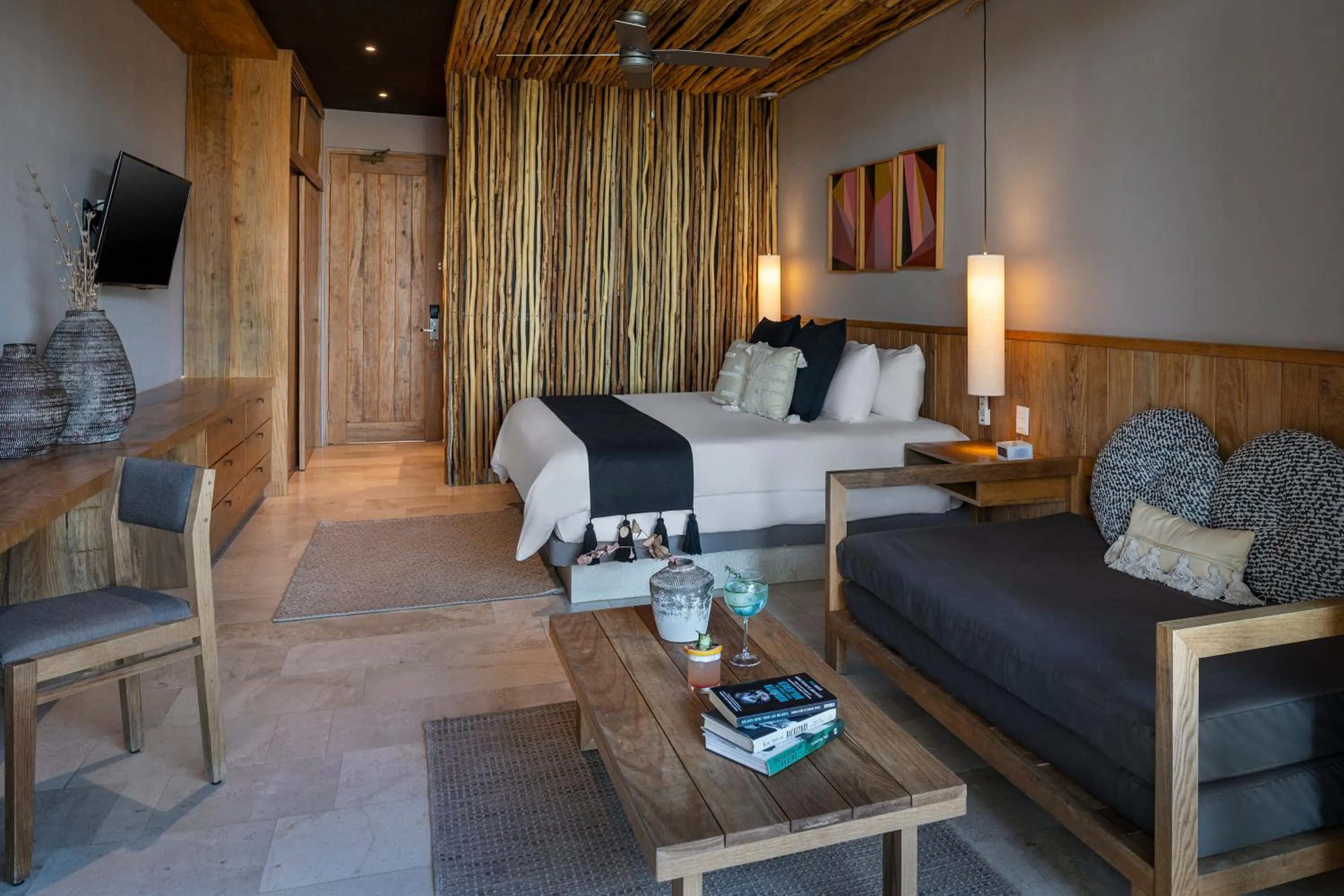 View (from property/room), Bed in Alea Tulum