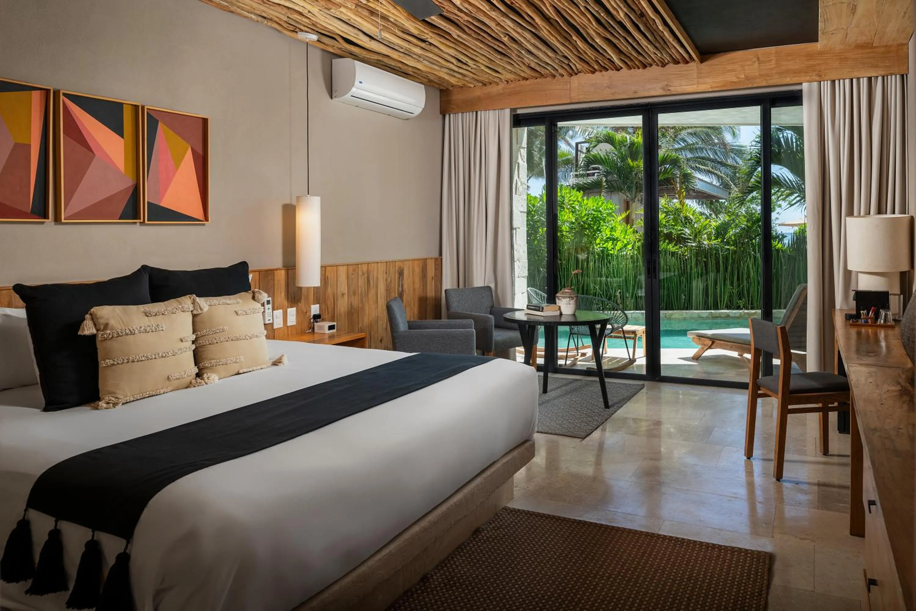 Bed in Alea Tulum
