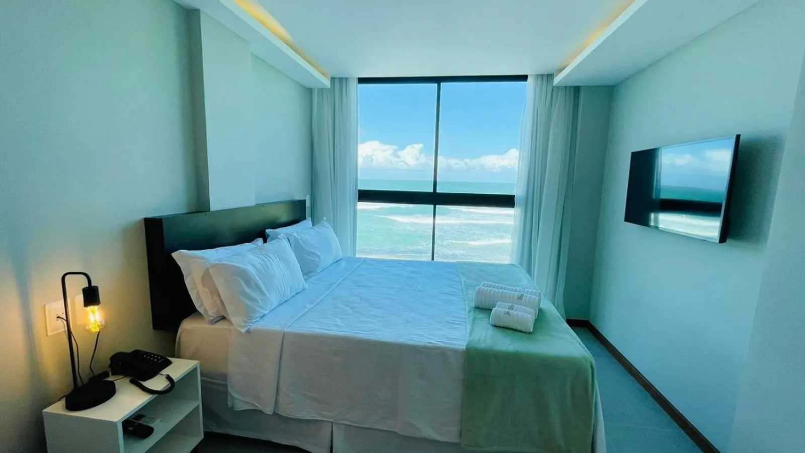 View (from property/room), Bed in Rudá Boutique Hotel Porto de Galinhas