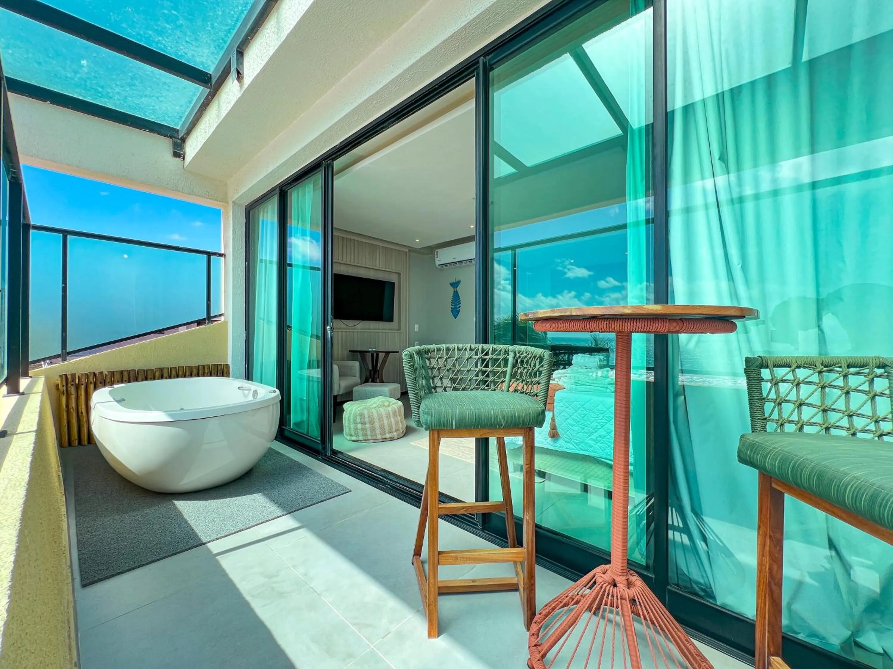 Balcony/Terrace in Rudá Boutique Hotel Porto de Galinhas