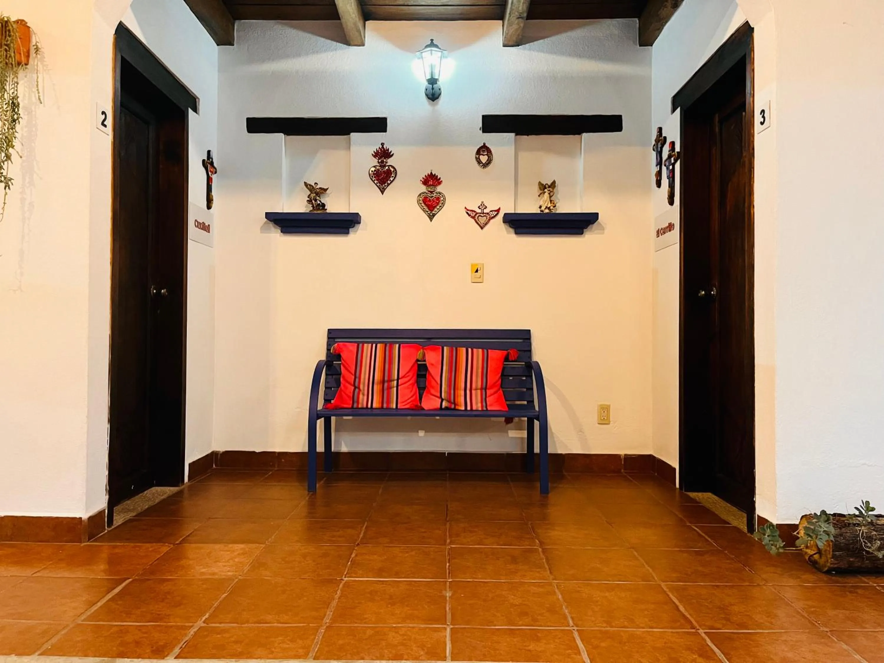 Decorative detail in Hotel Ocho Barrios