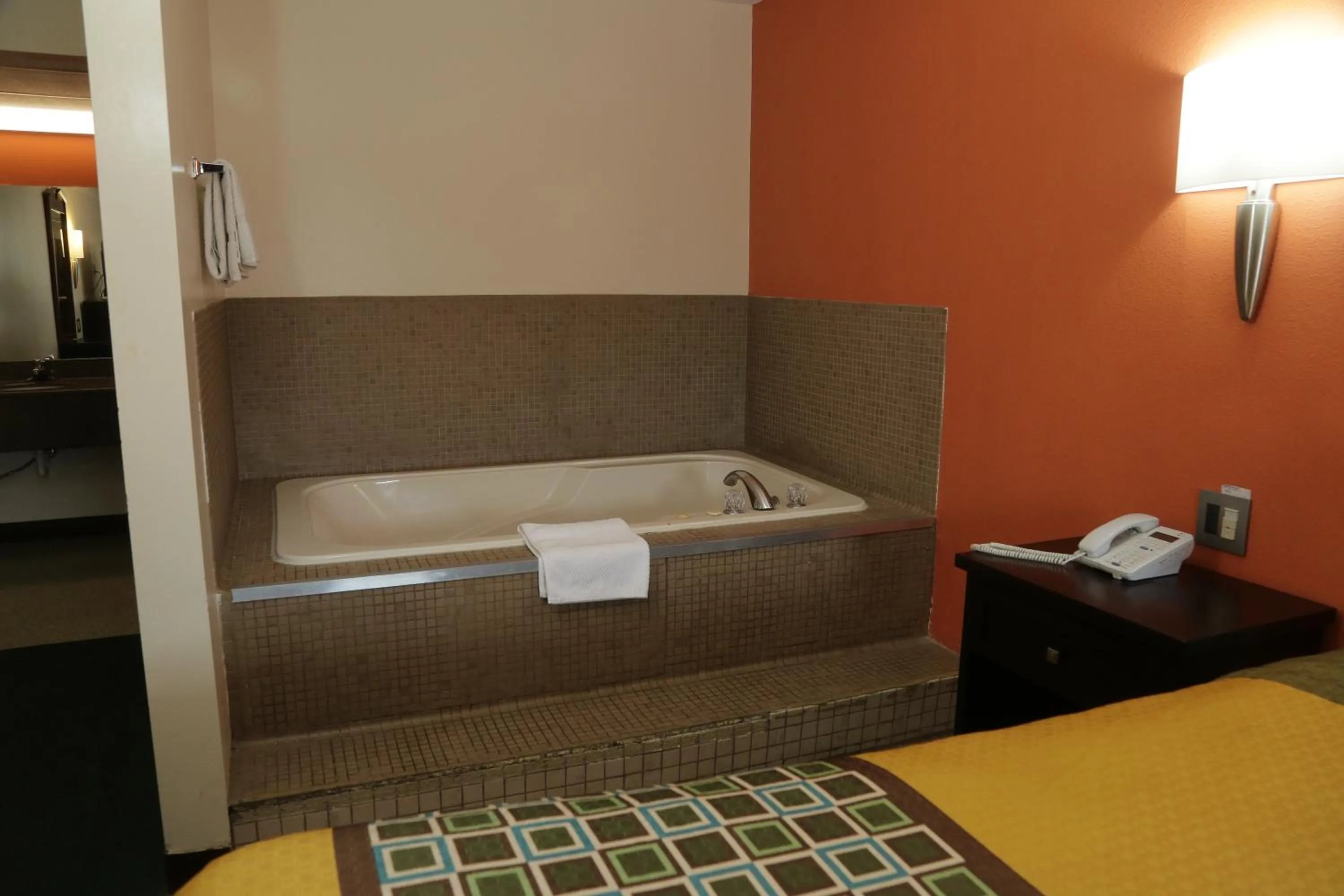 Bed in Theroff's Motel