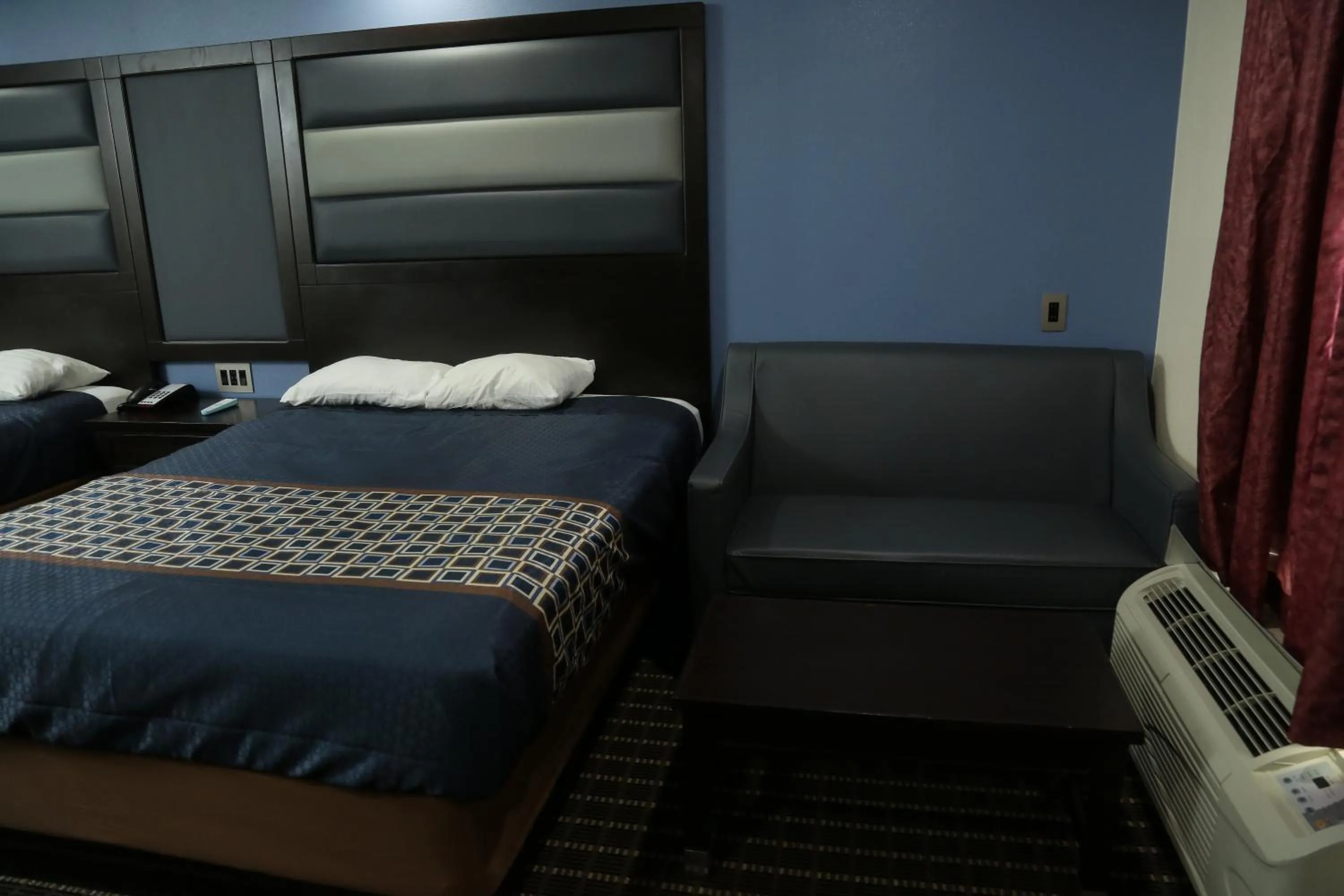 Bed in Theroff's Motel