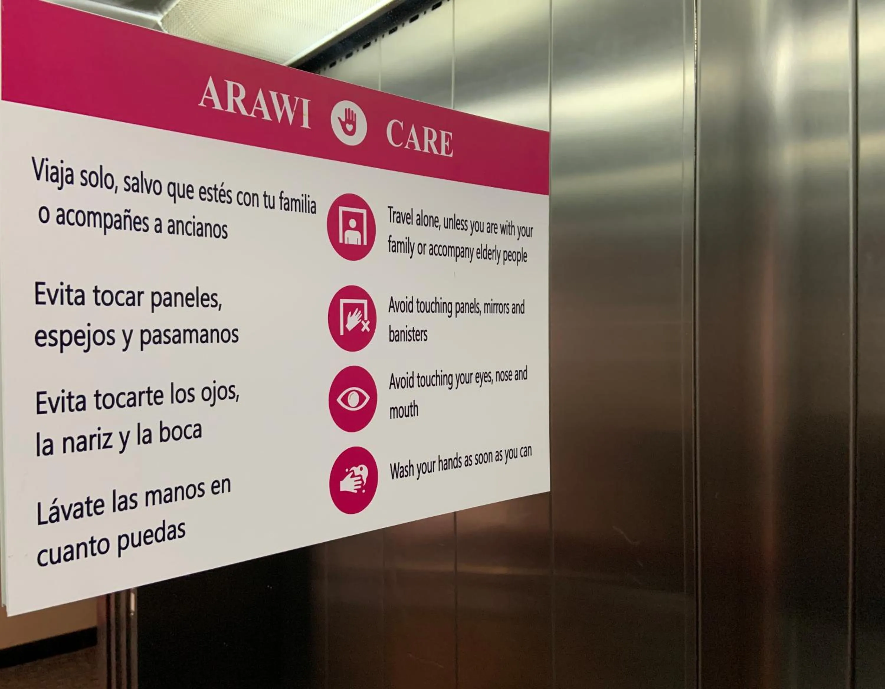 elevator in Arawi Miraflores Prime