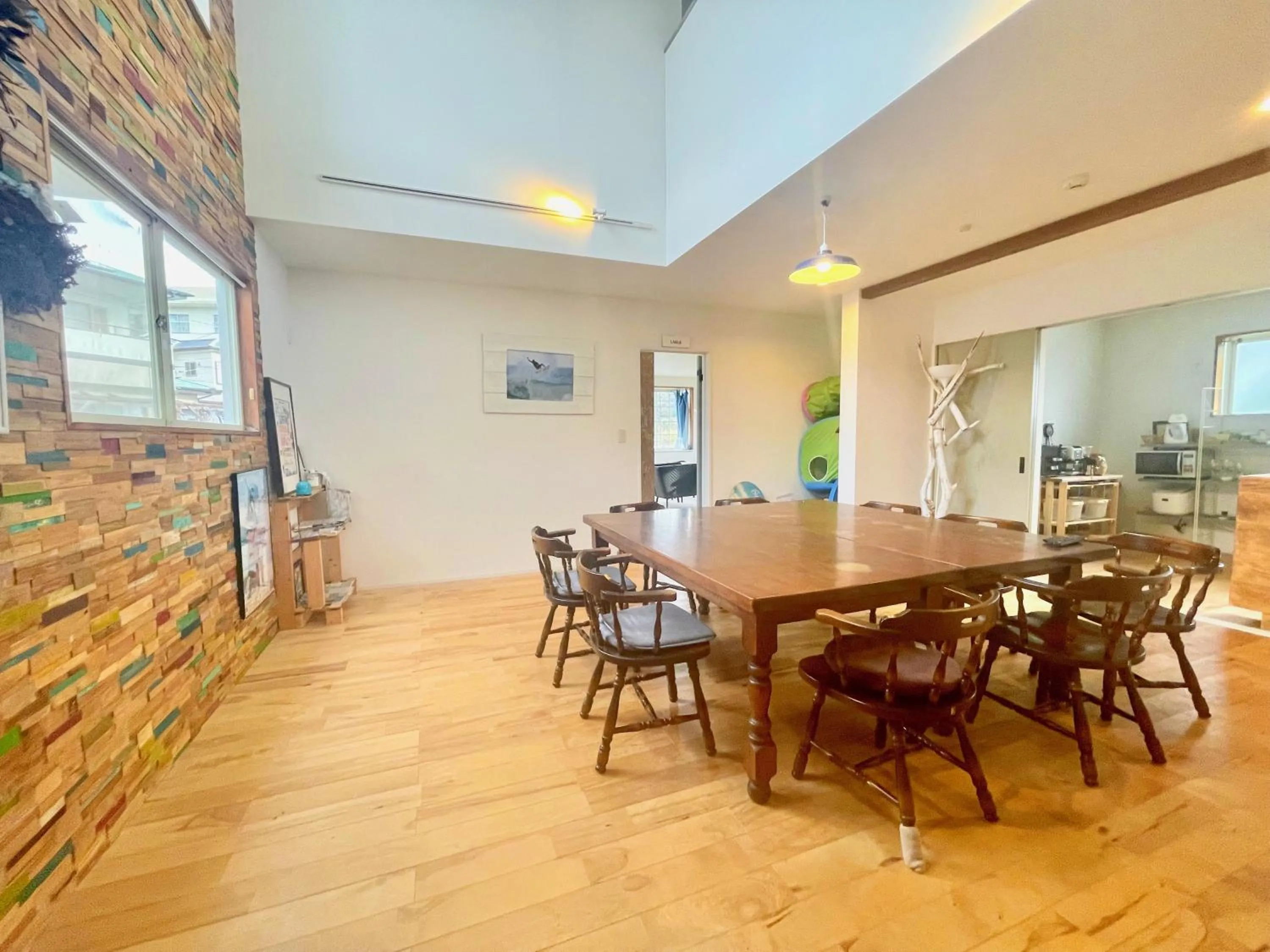 Kitchen or kitchenette in insidey 海から歩いて10分 walk from the sea Tatadobeach Iritabeach 10min