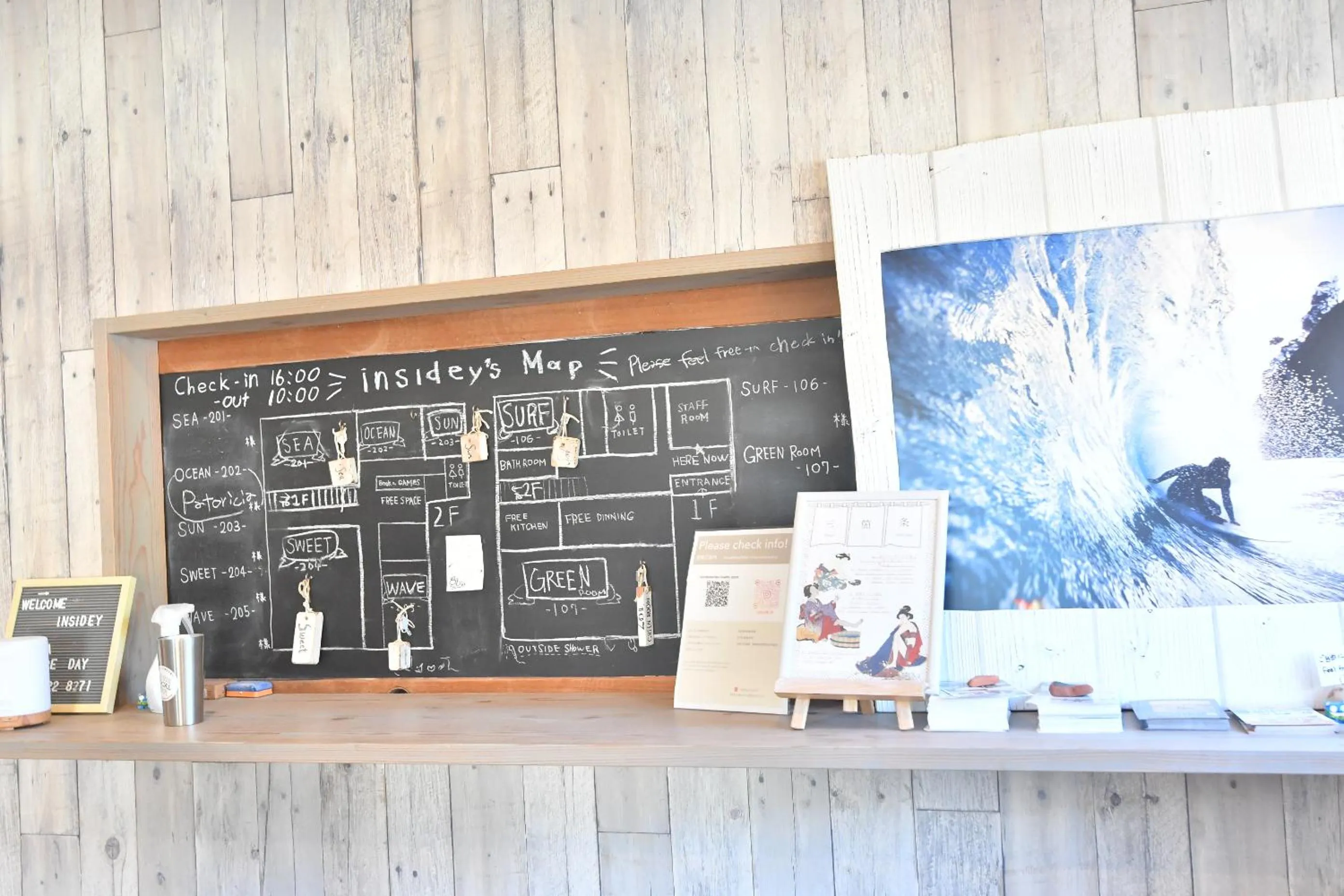 insidey 海から歩いて10分 walk from the sea Tatadobeach Iritabeach 10min