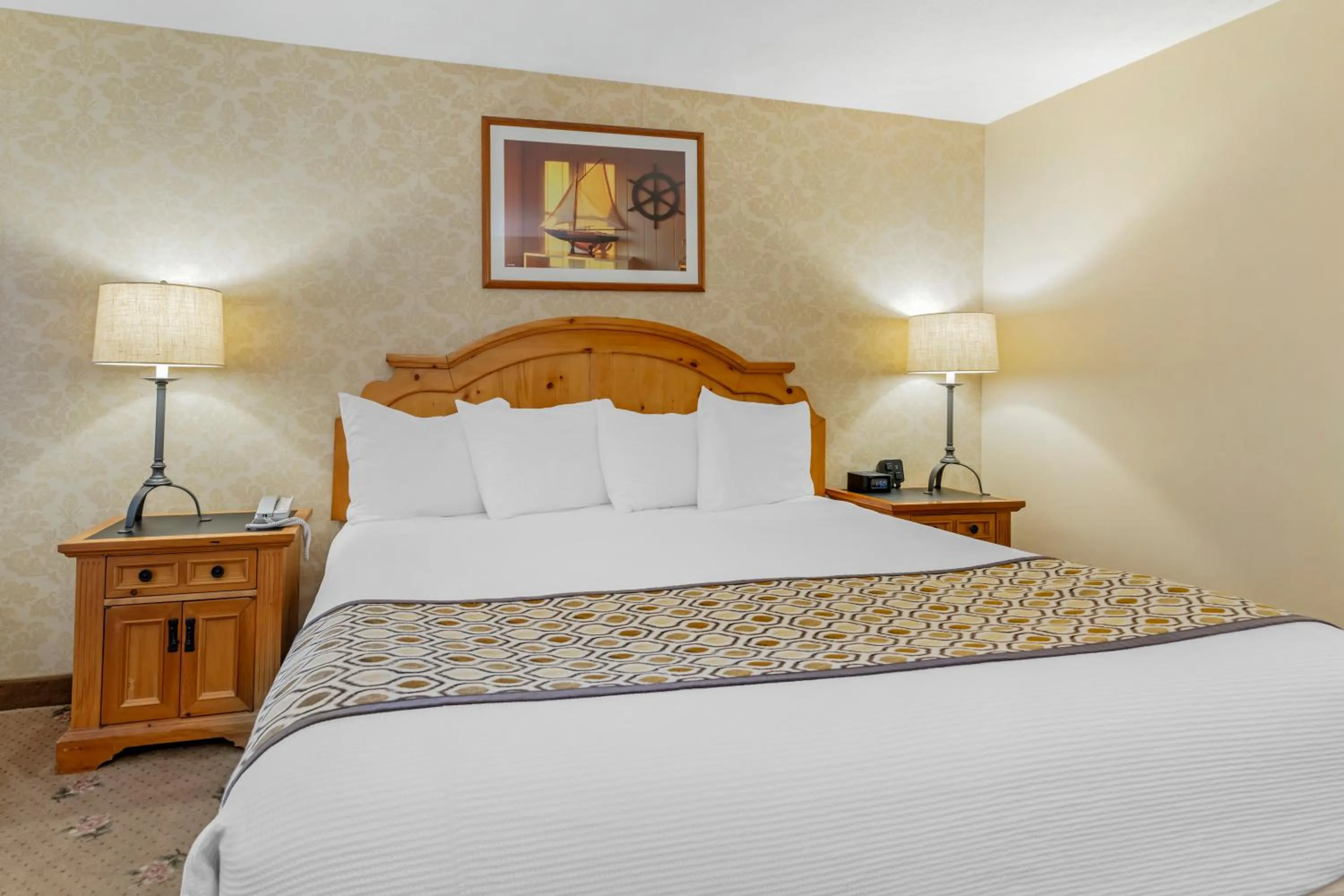 Bed in Meadowmere Resort