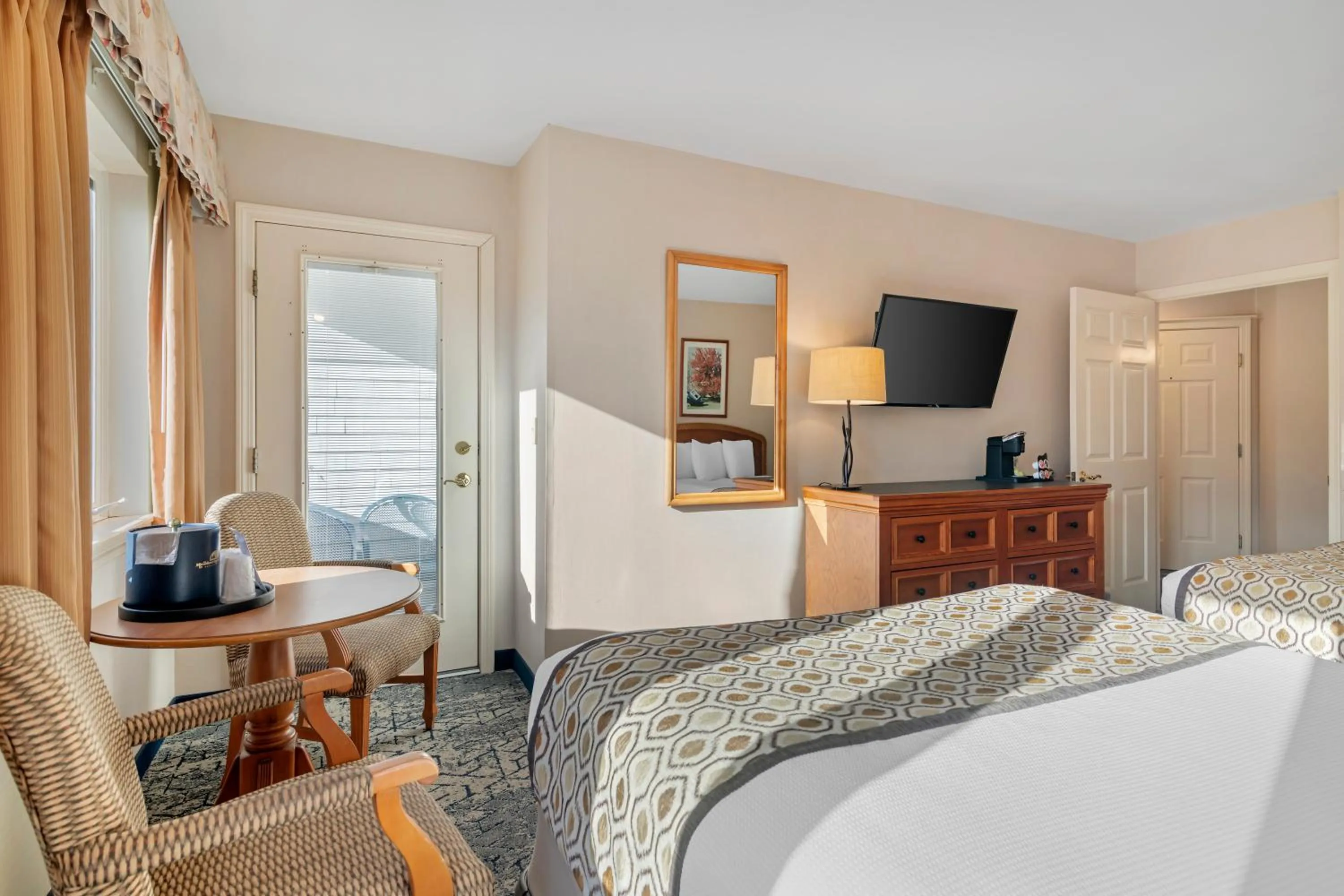 Bed in Meadowmere Resort