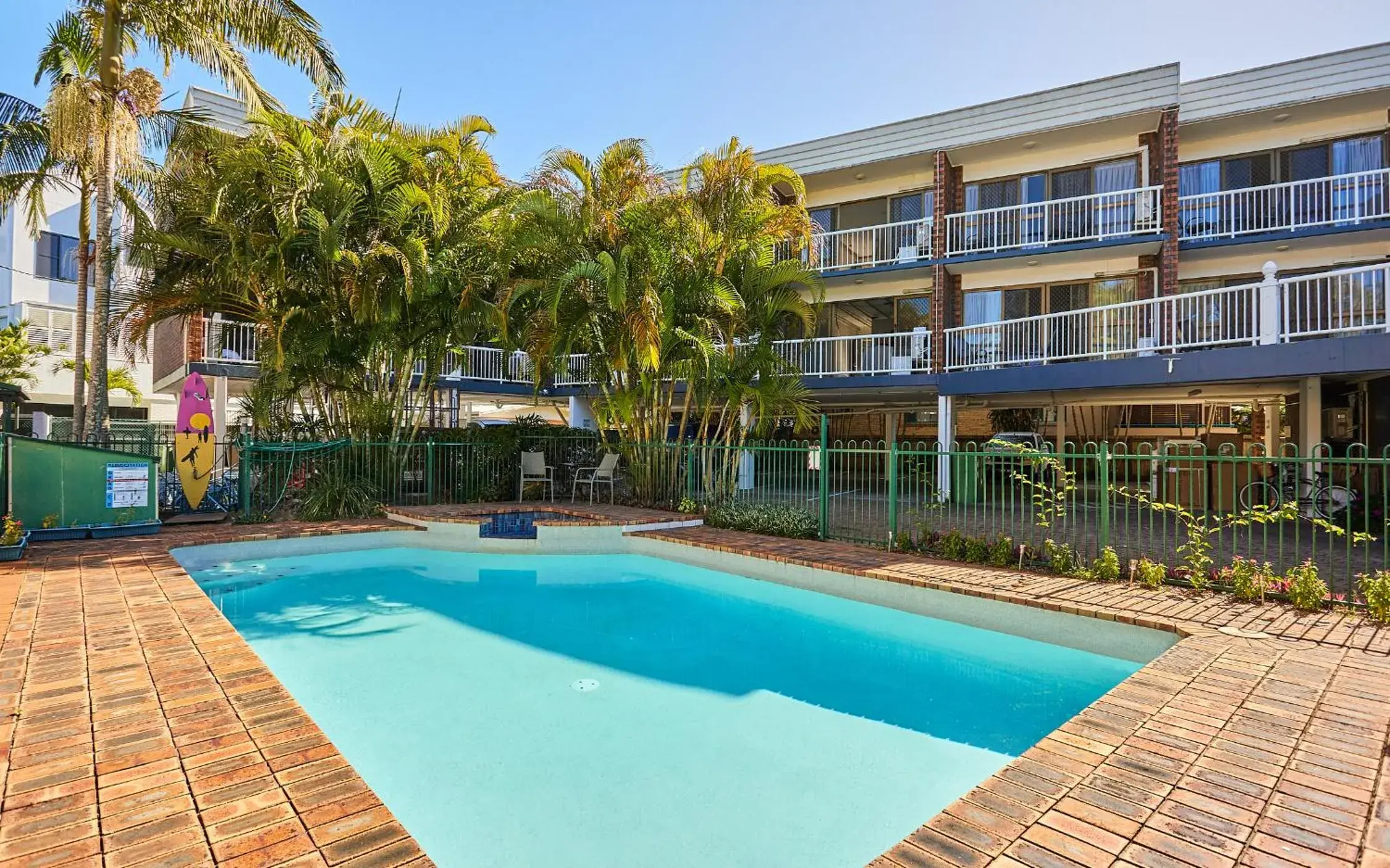 Pool view in Red Star Palm Beach Pool view in Red Star Palm Beach