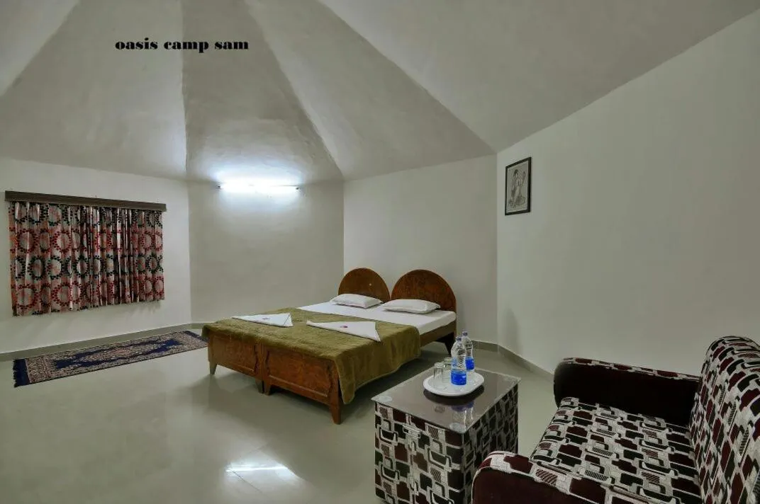 Bed in Oasis camp sam