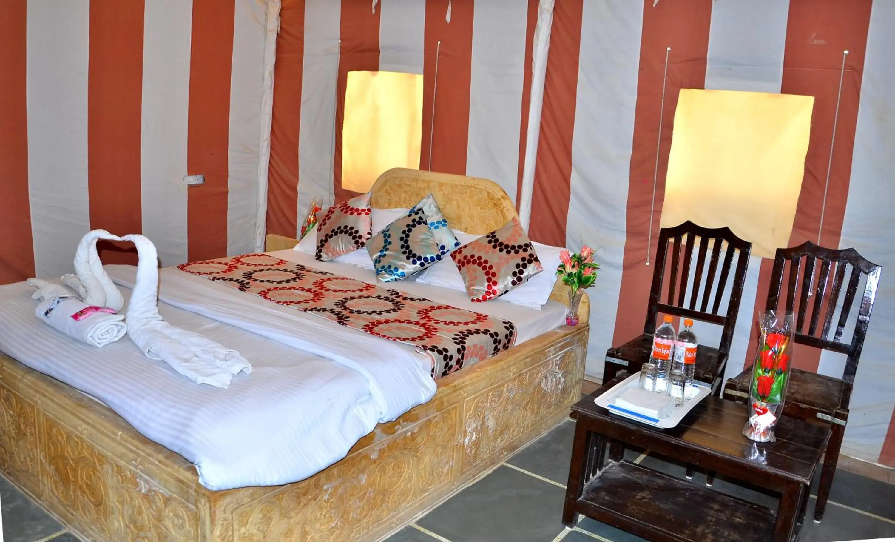 Bed in Oasis camp sam Bed in Oasis camp sam