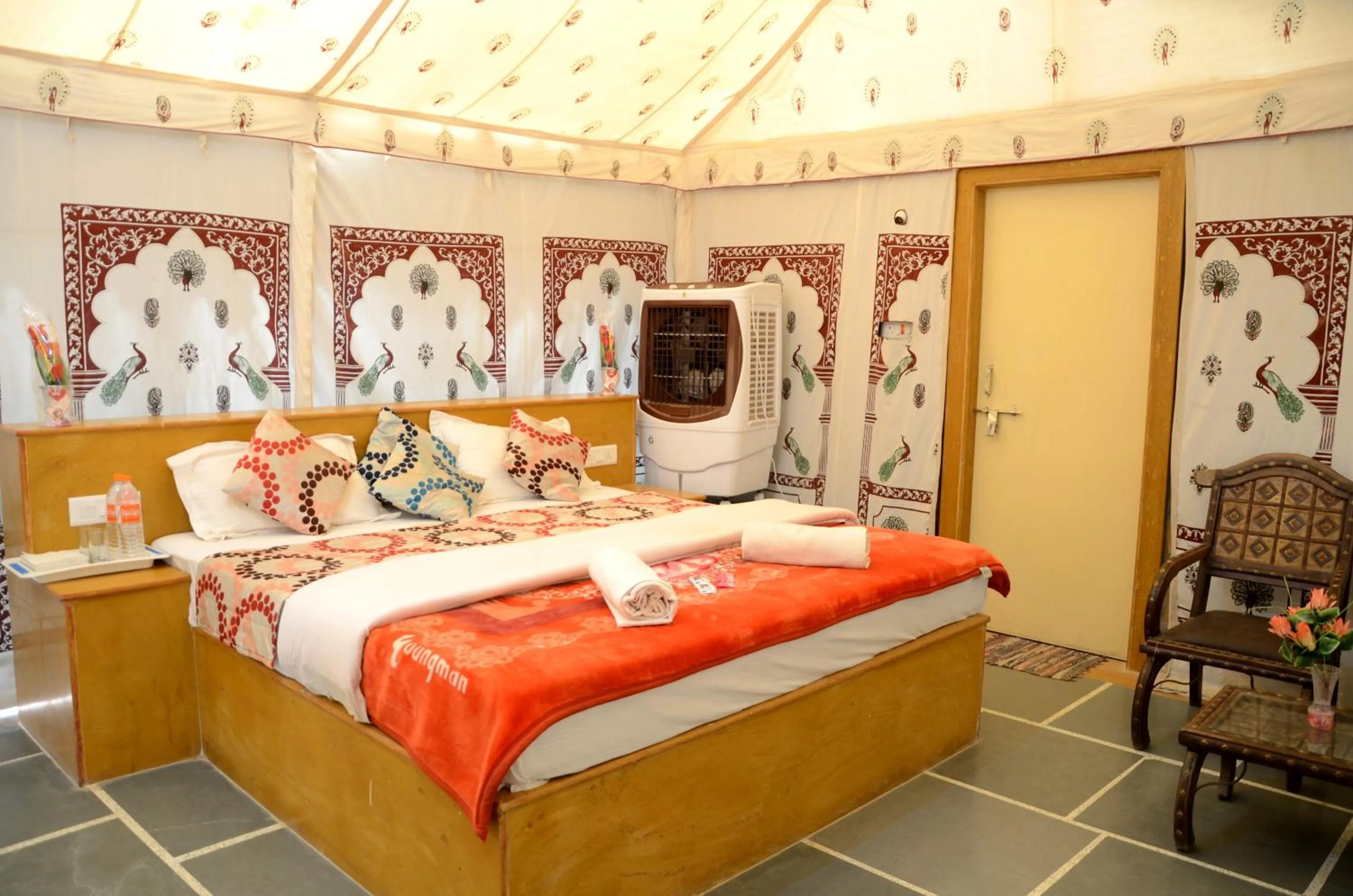 Bed in Oasis camp sam