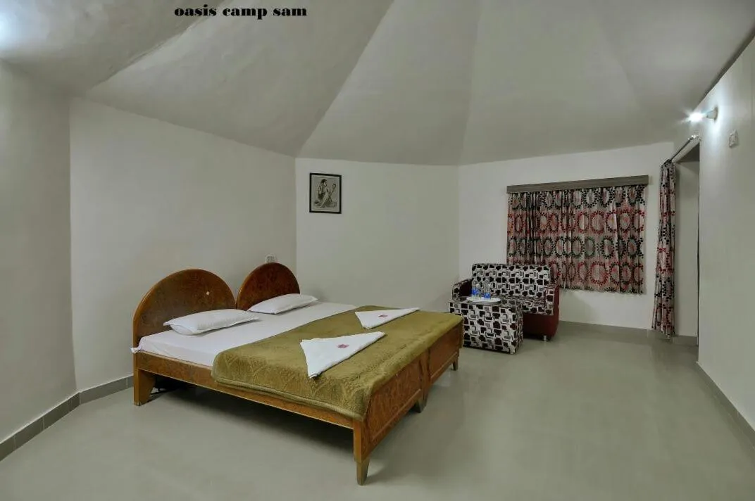 Bed in Oasis camp sam