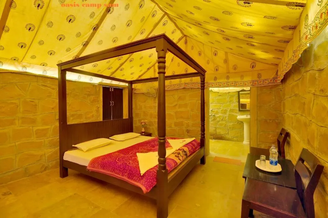 Bed in Oasis camp sam