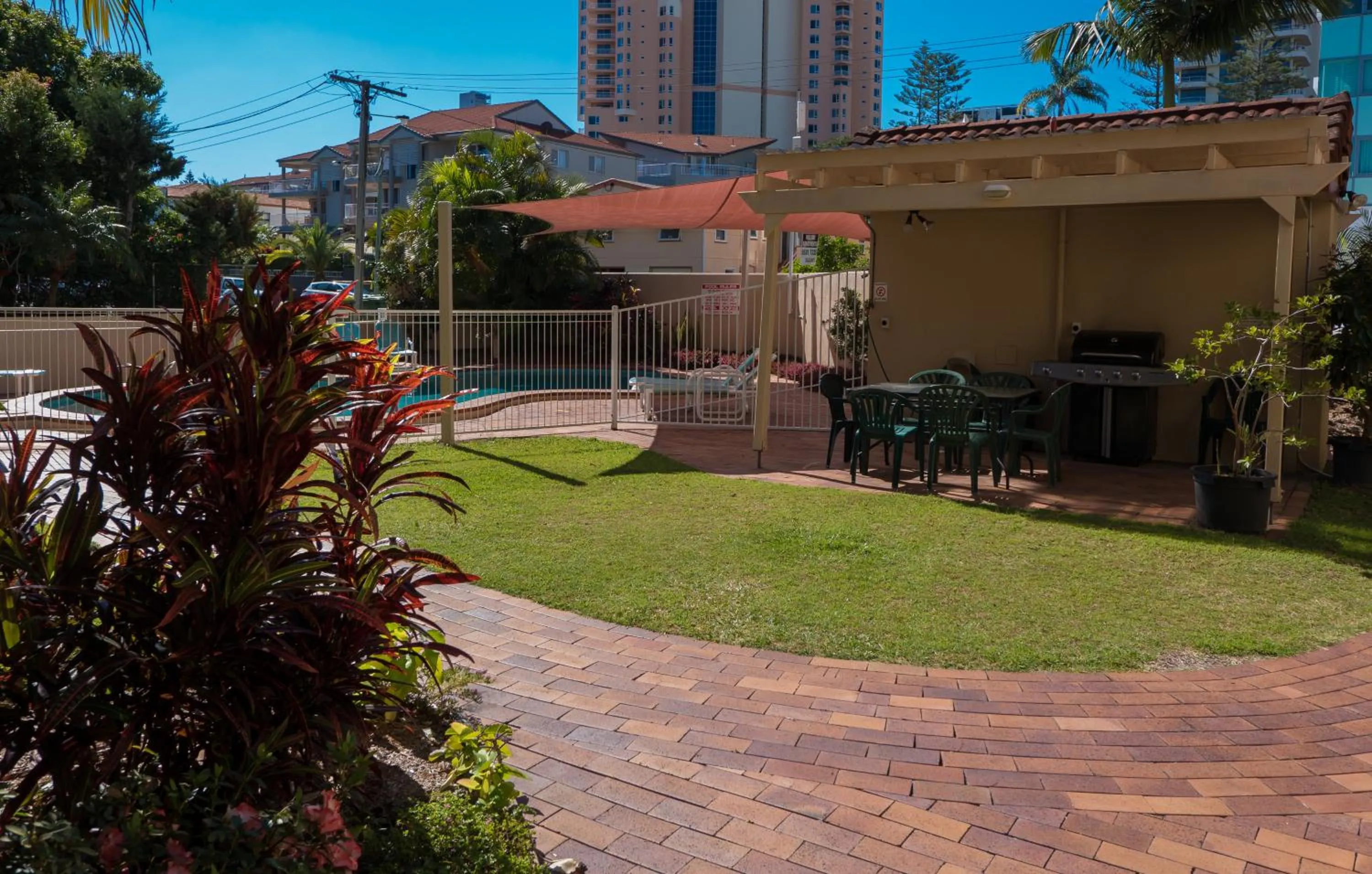 BBQ facilities in Jubilee Views Holiday Apartments