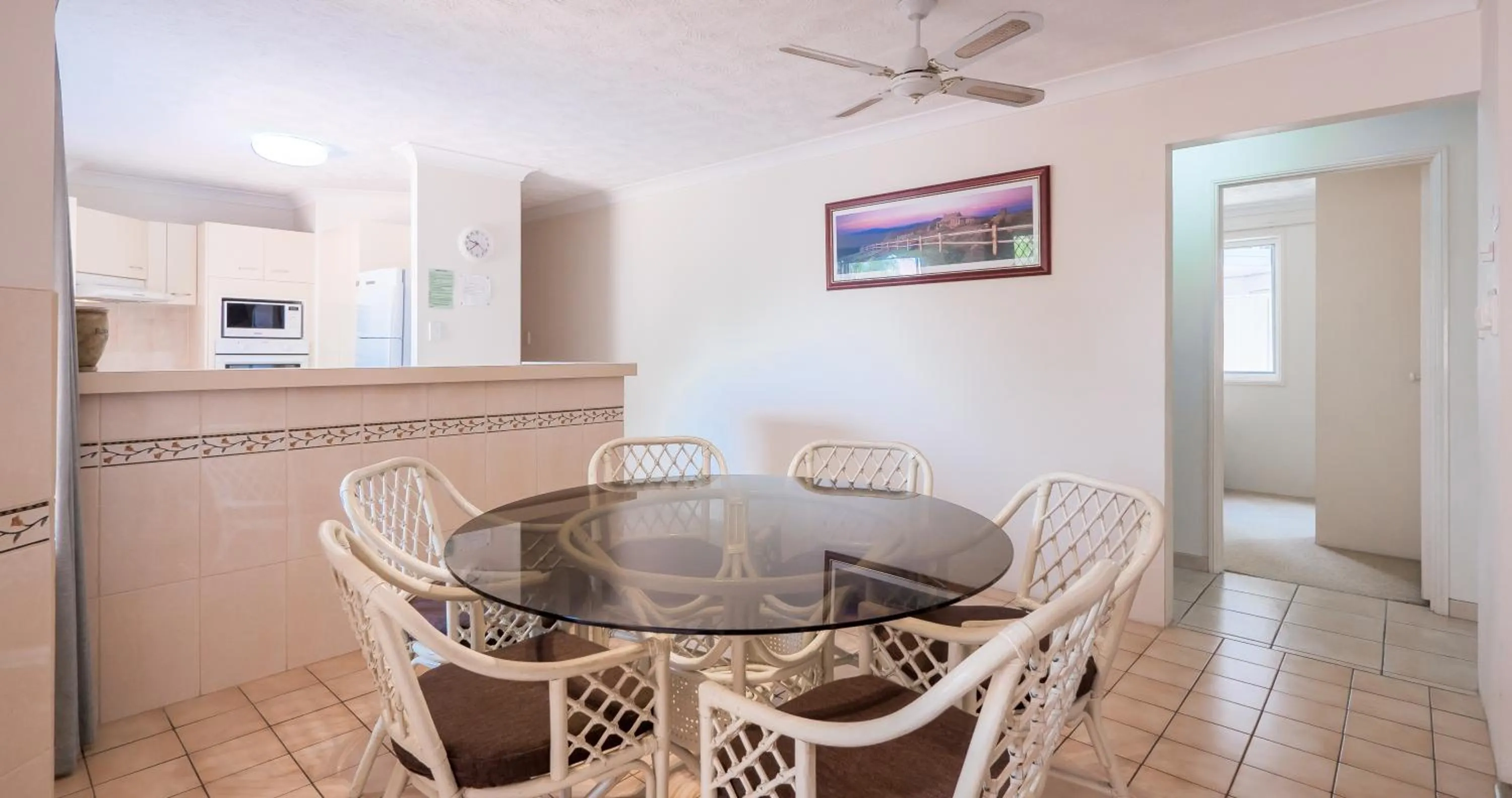 Dining area in Jubilee Views Holiday Apartments