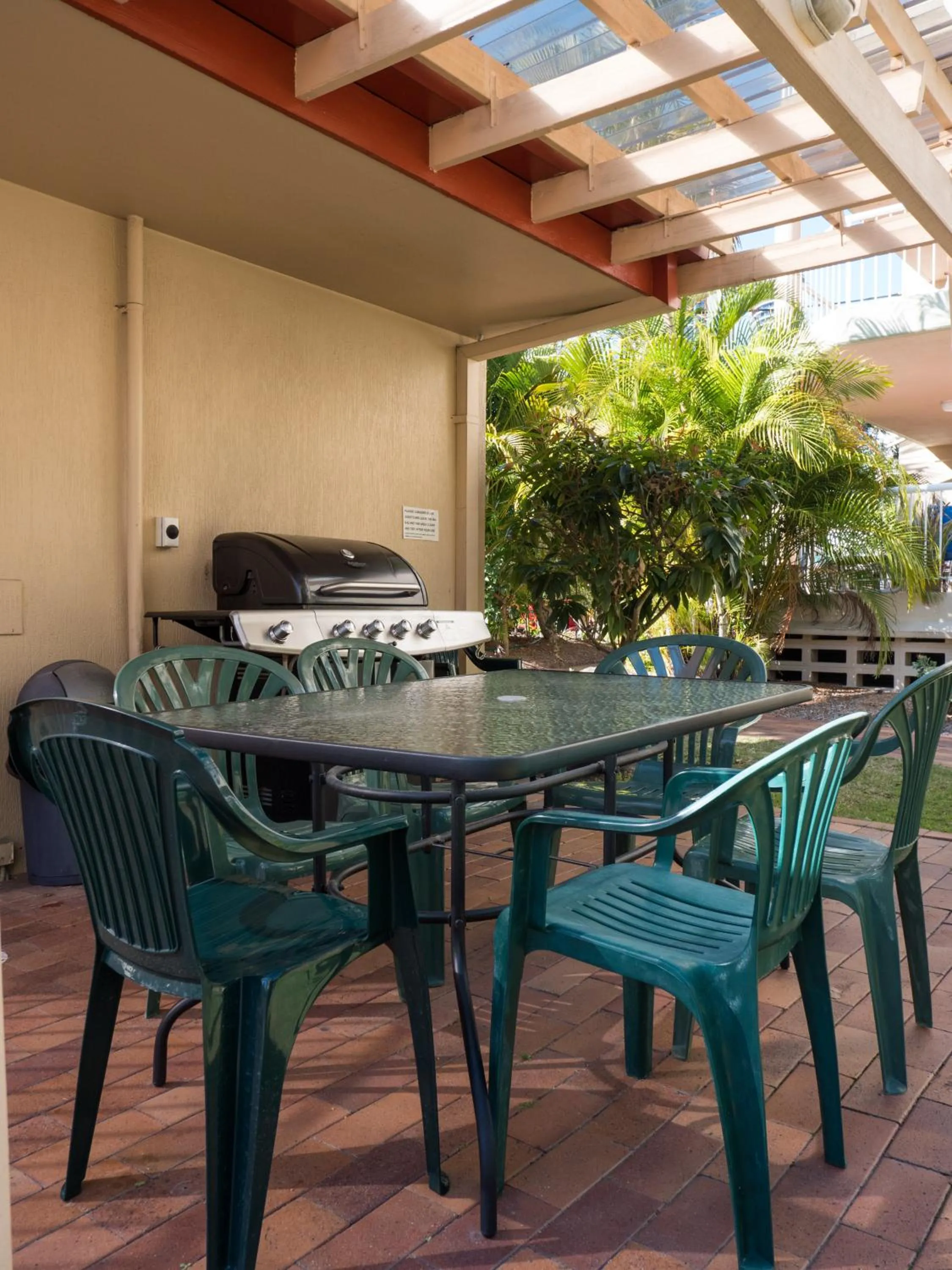 BBQ facilities in Jubilee Views Holiday Apartments