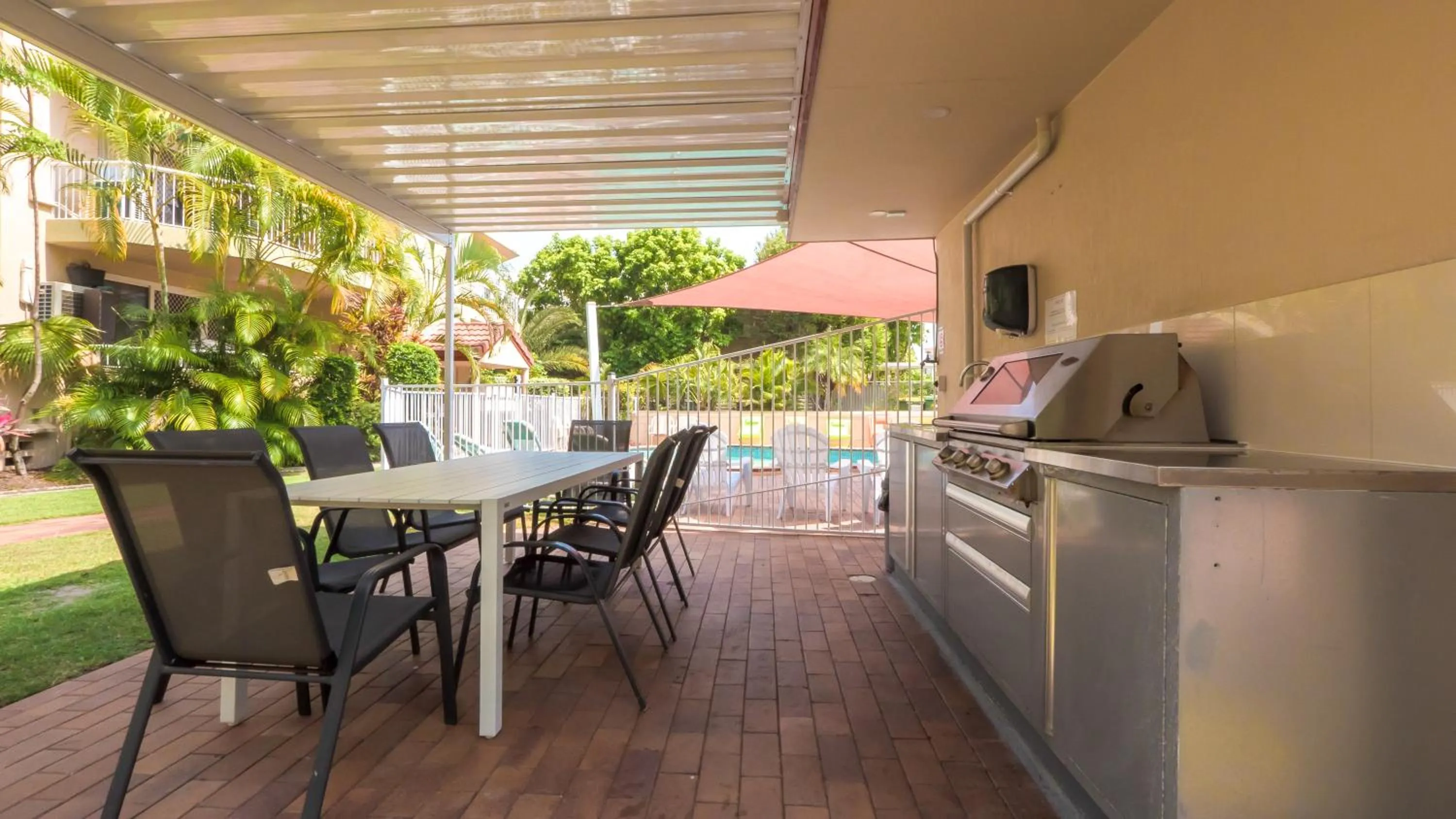 BBQ facilities in Jubilee Views Holiday Apartments