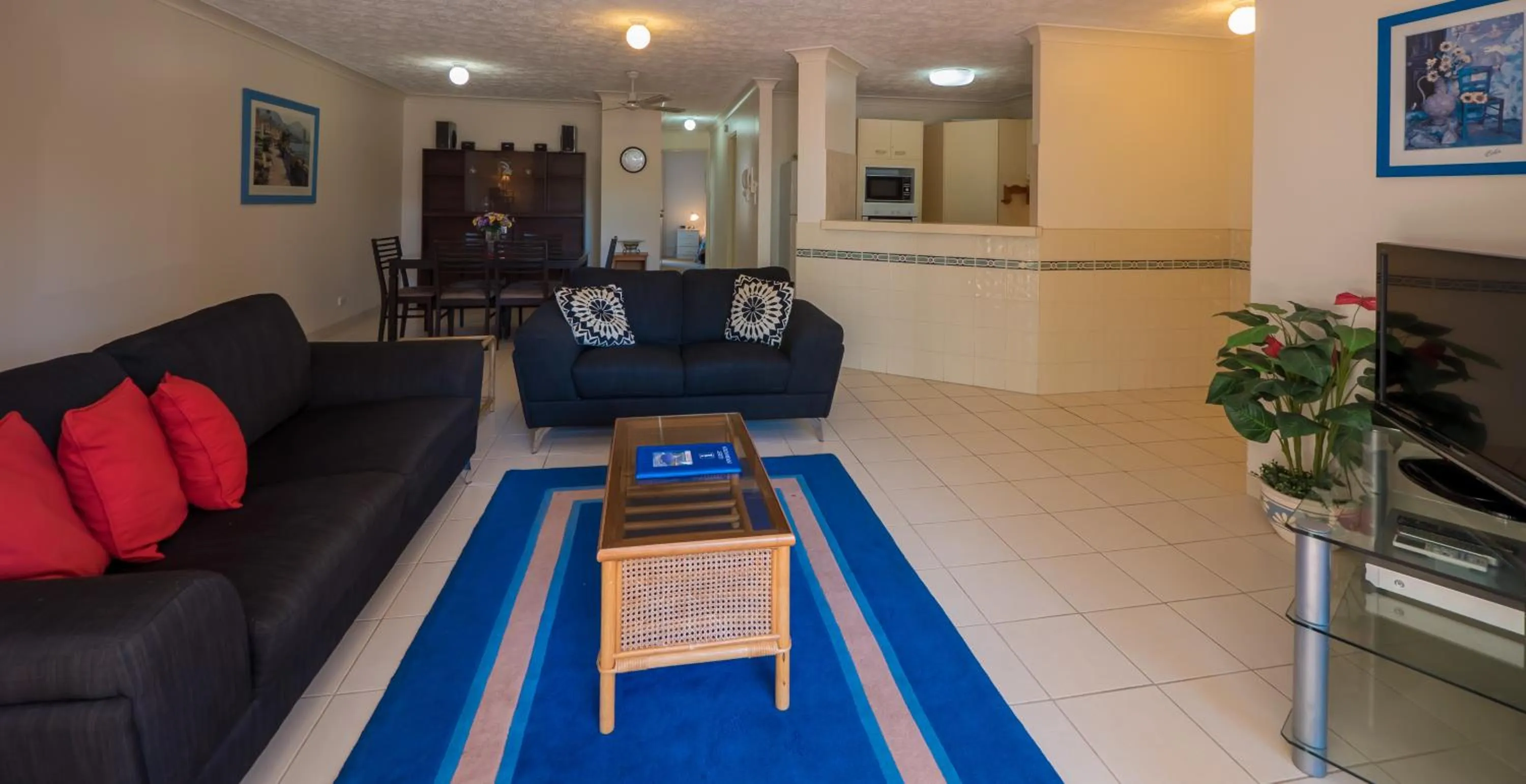 Living room in Jubilee Views Holiday Apartments