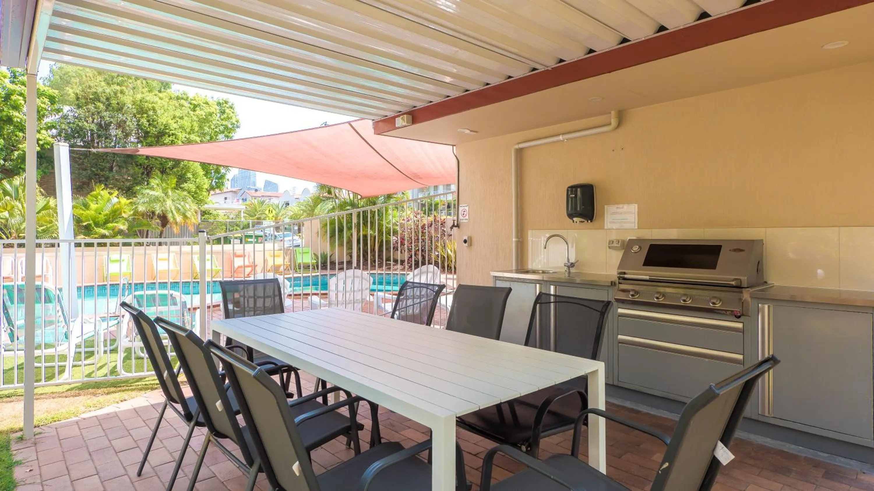 BBQ facilities in Jubilee Views Holiday Apartments