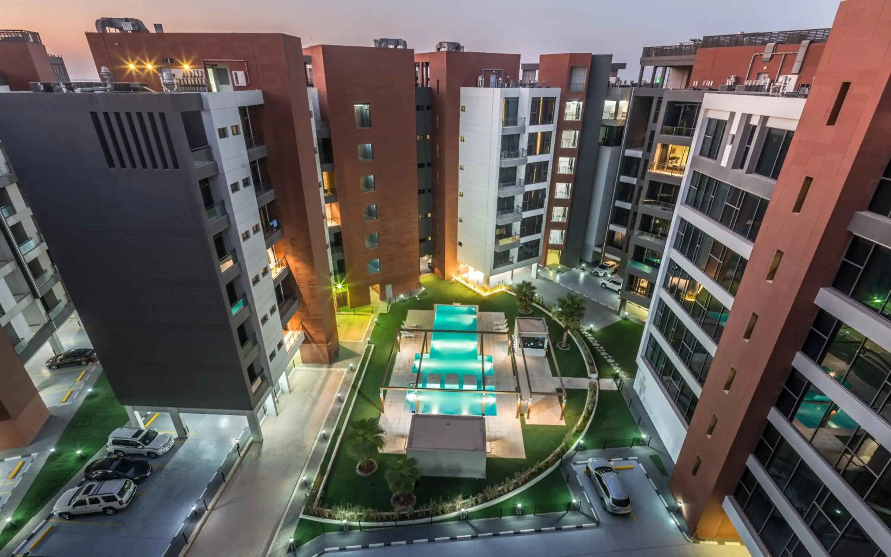 Pool view in Boudl Al Jubail Pool view in Boudl Al Jubail