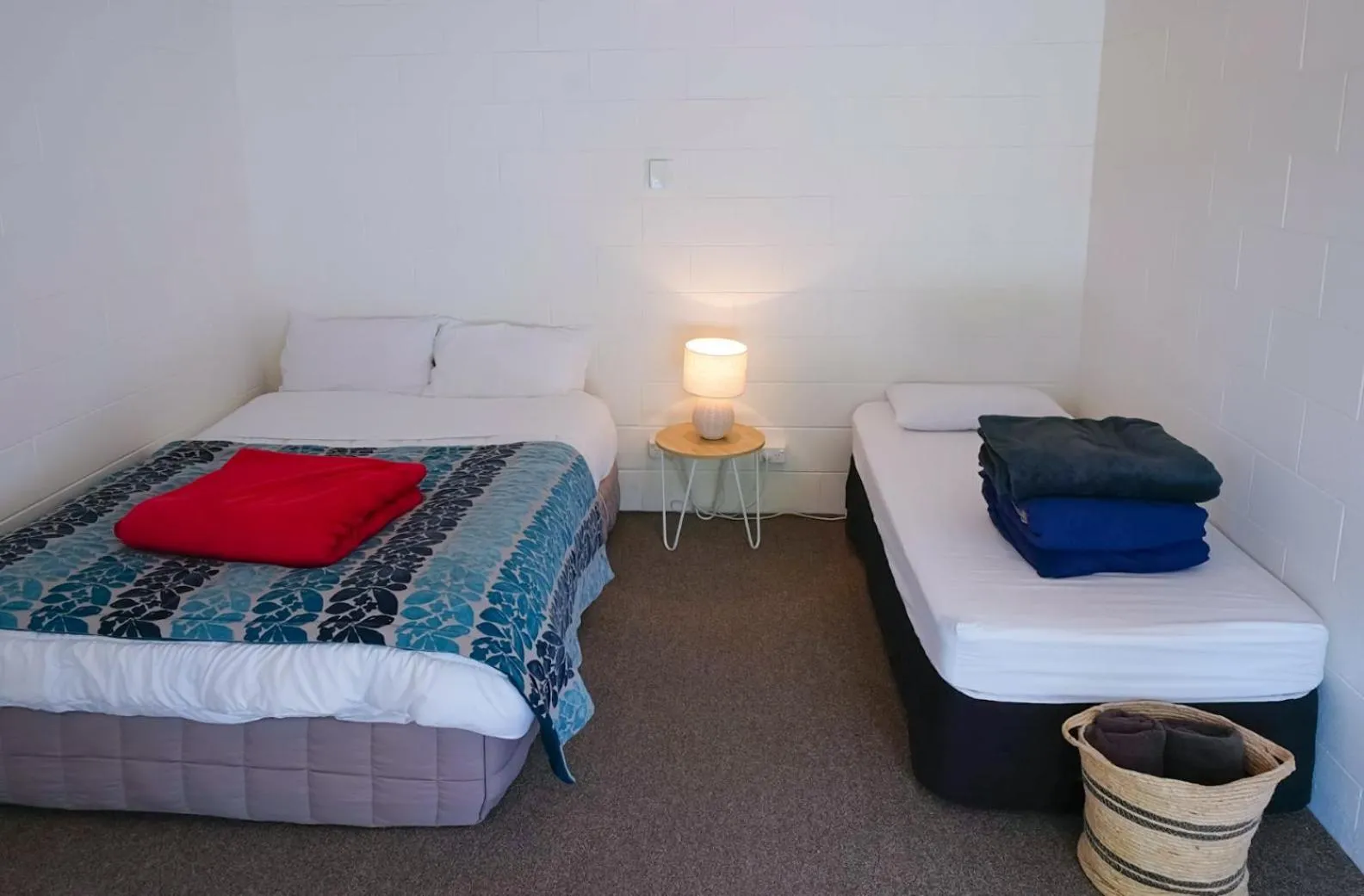 Bed in Mt Aspiring Holiday Park