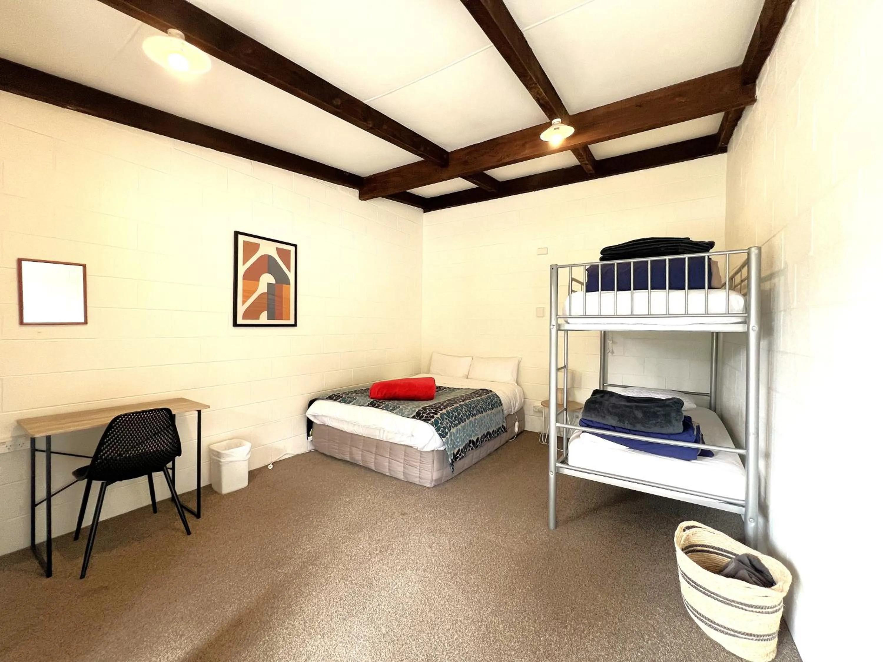 Bed in Mt Aspiring Holiday Park