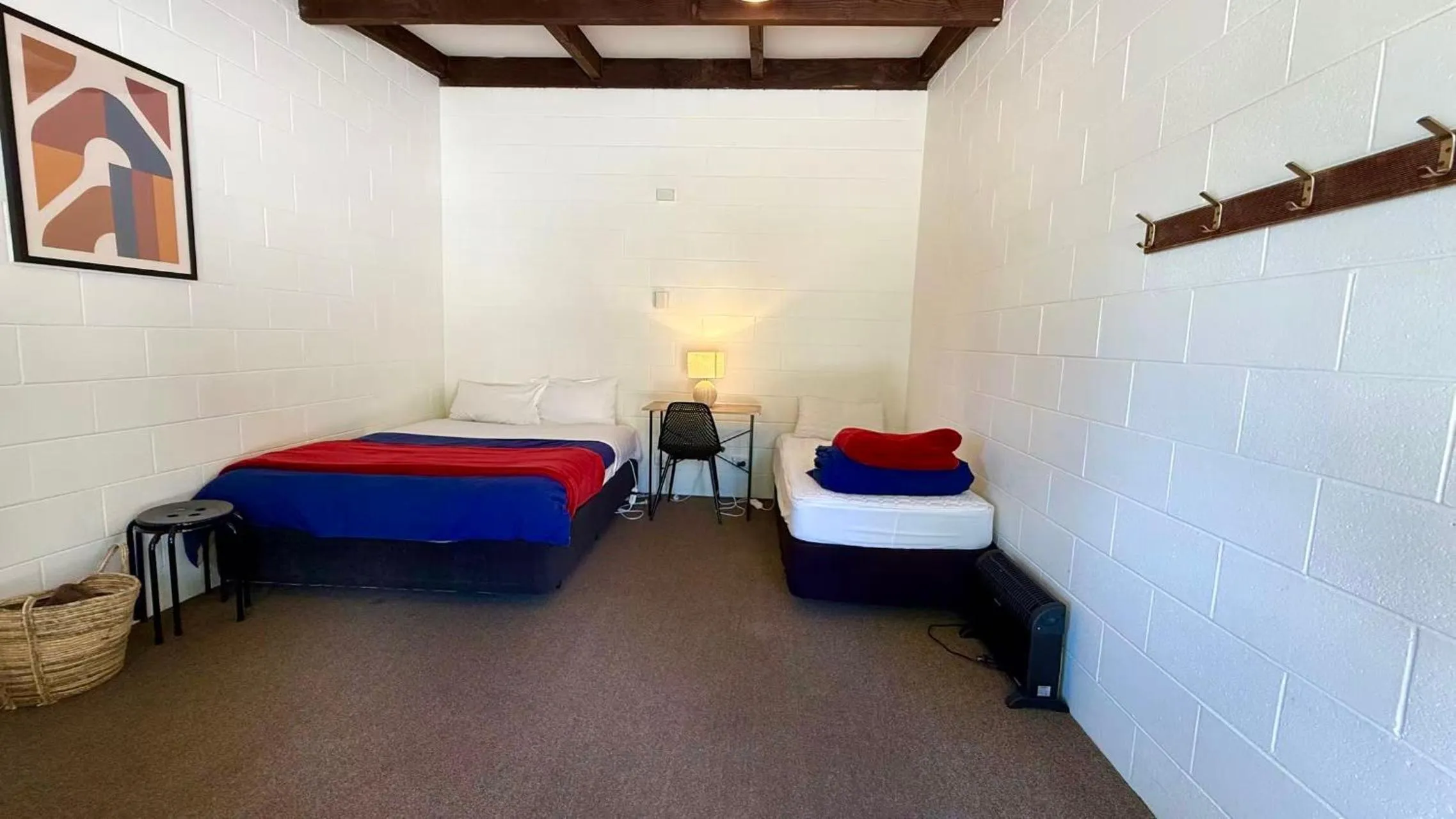 Bed in Mt Aspiring Holiday Park