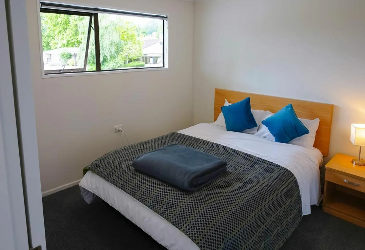 Bed in Mt Aspiring Holiday Park