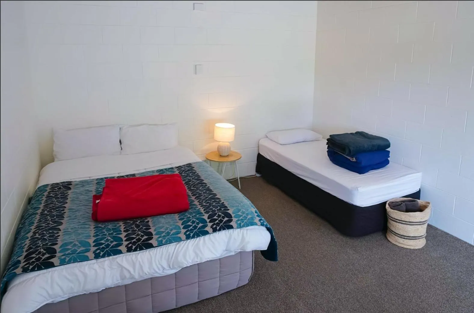 Bed in Mt Aspiring Holiday Park