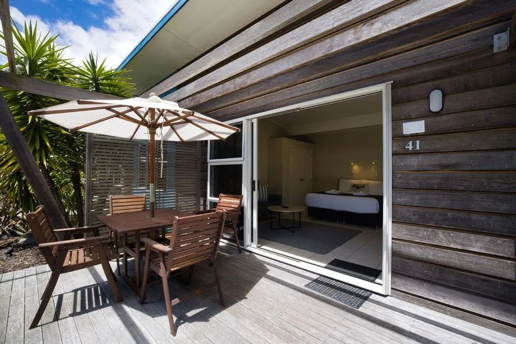 Patio in Tasman Holiday Parks - Papamoa Beach