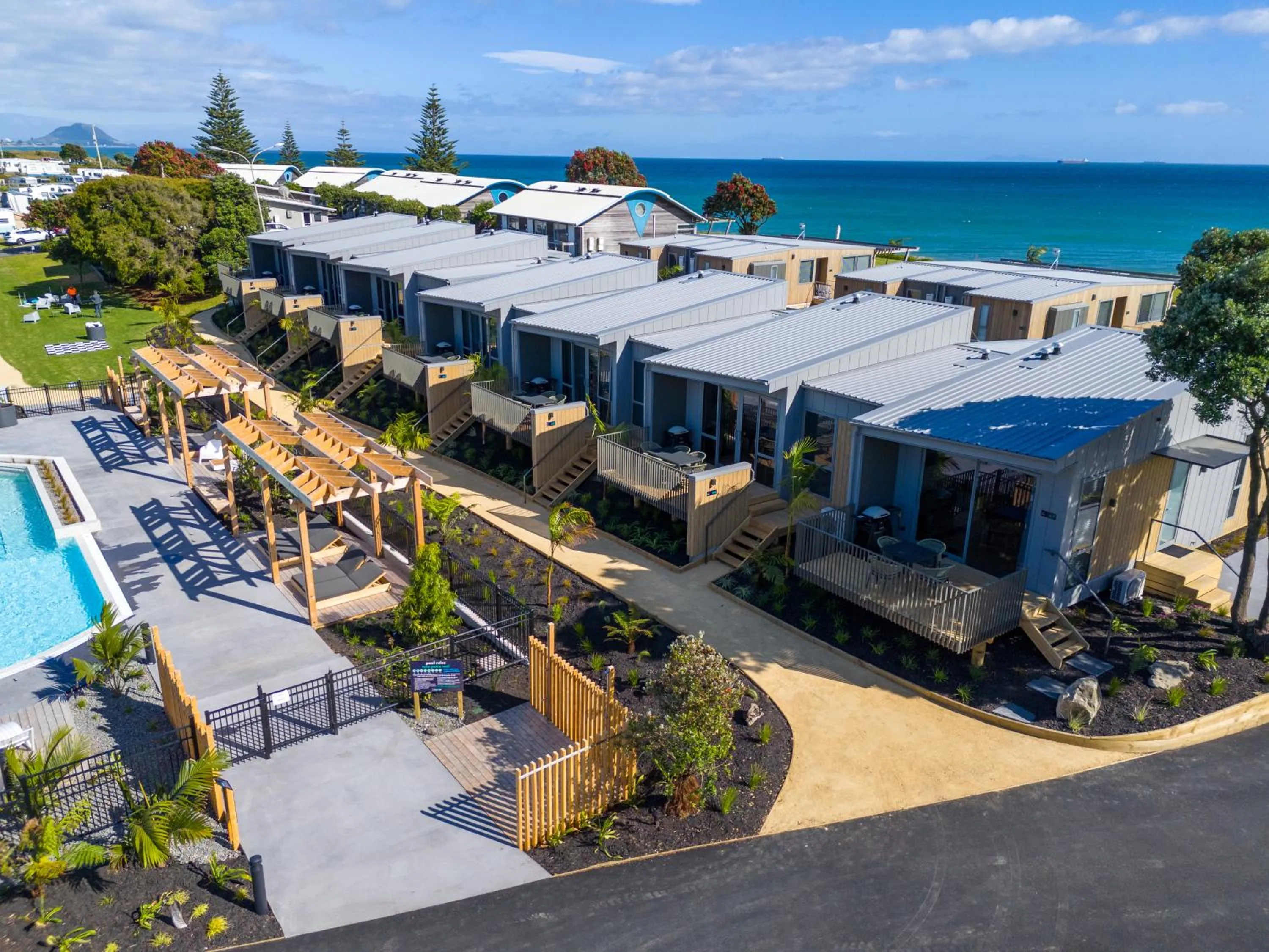 Property building in Tasman Holiday Parks - Papamoa Beach