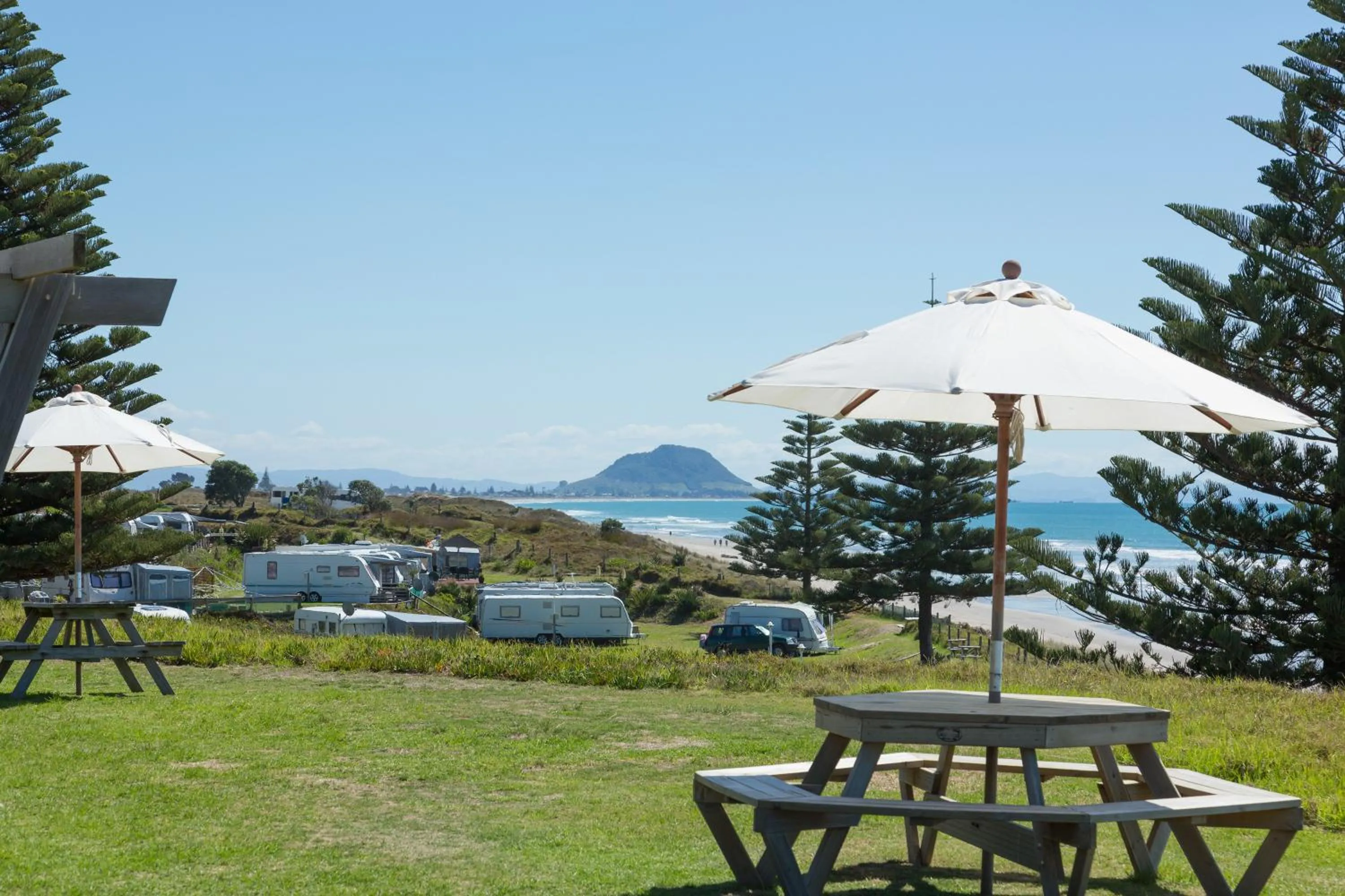 Patio in Tasman Holiday Parks - Papamoa Beach