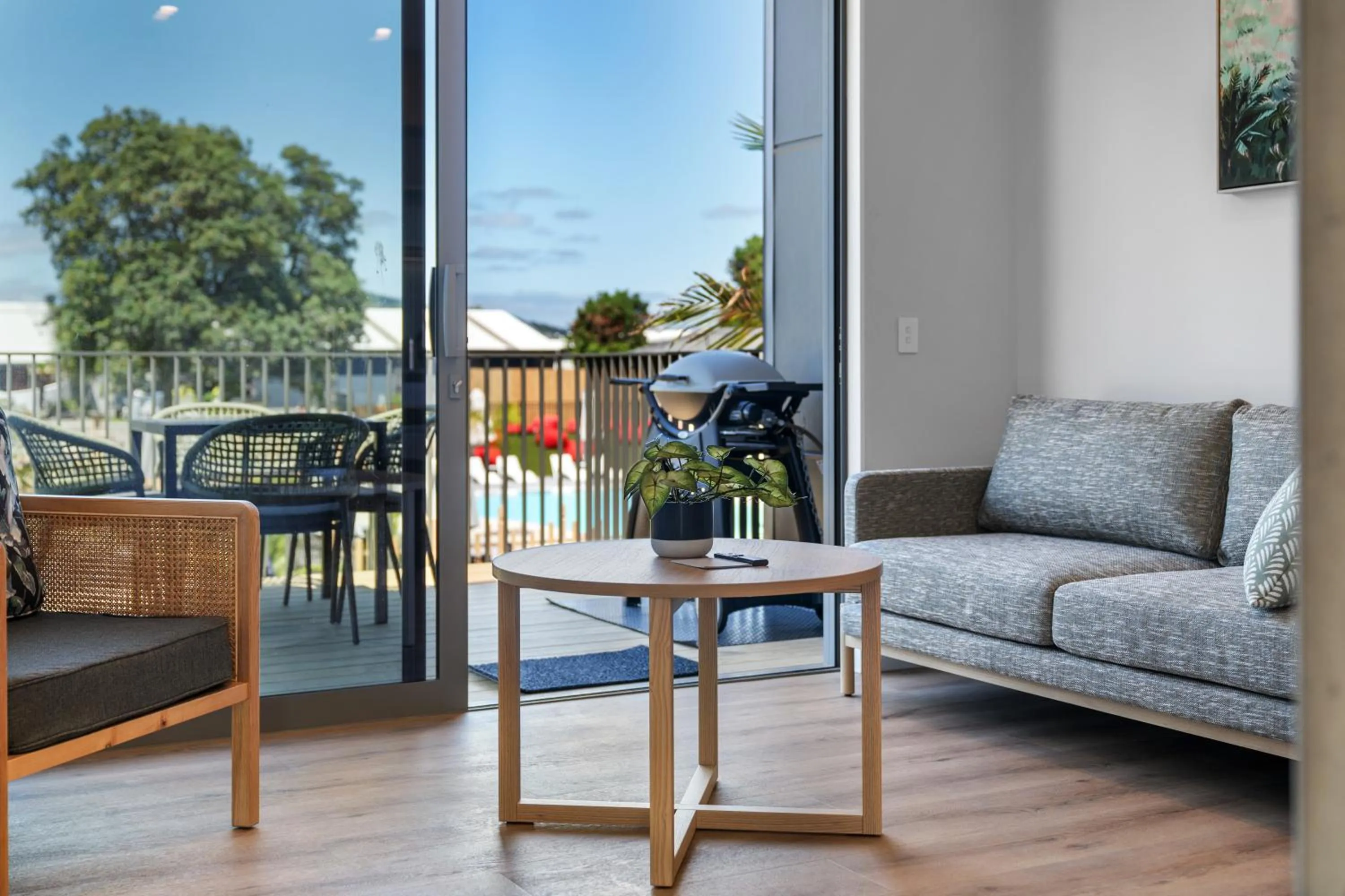 Patio in Tasman Holiday Parks - Papamoa Beach