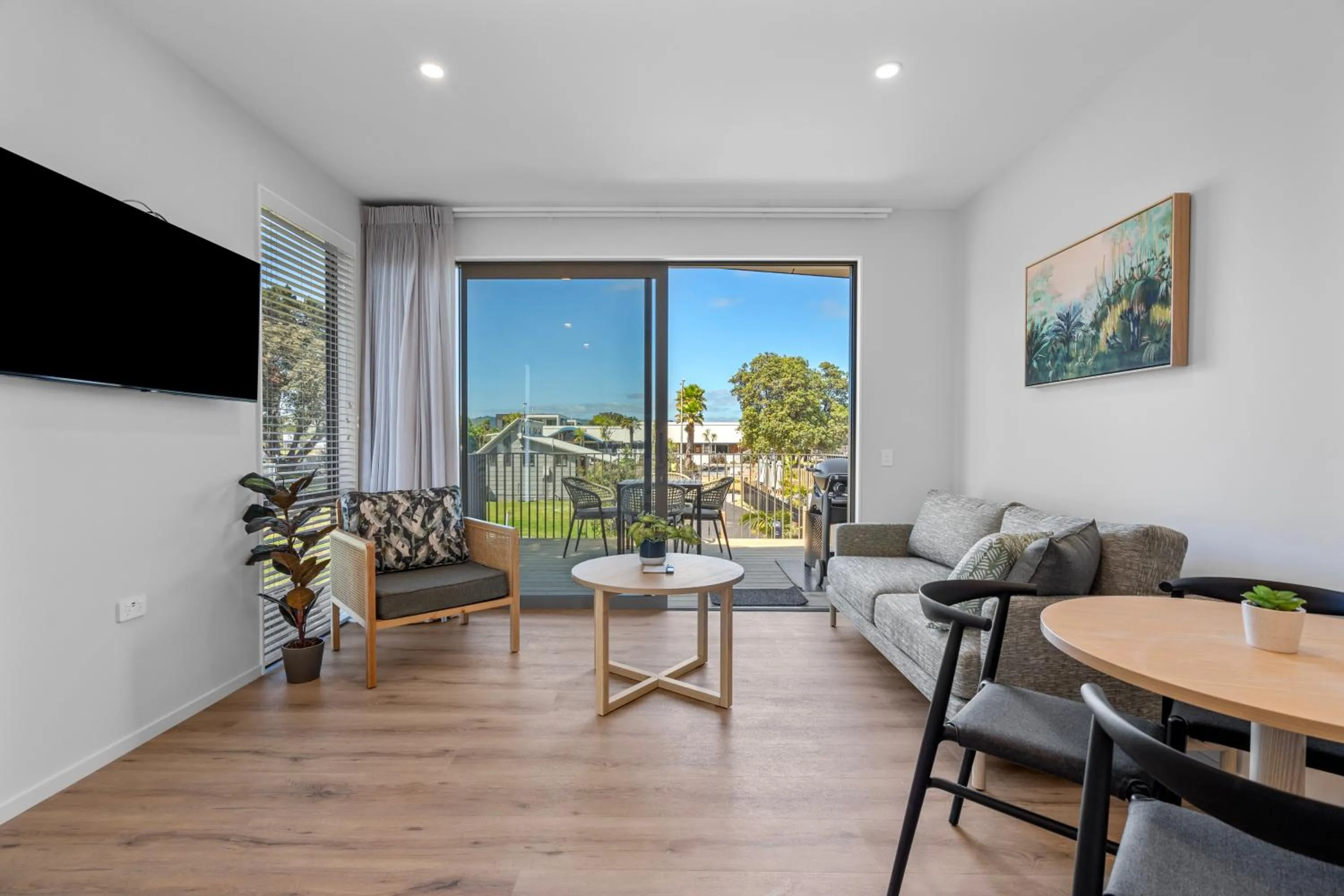 Living room in Tasman Holiday Parks - Papamoa Beach