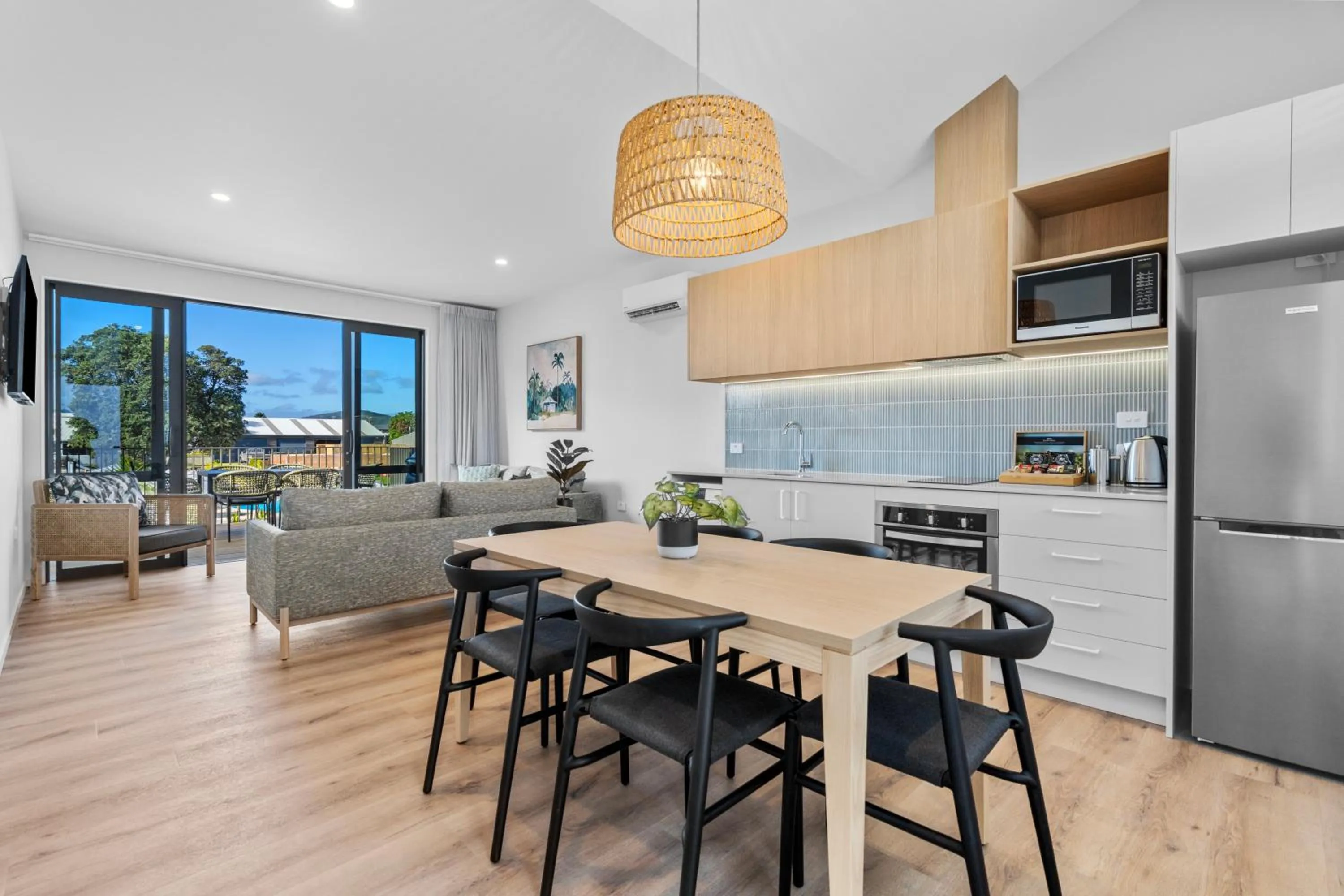 Dining area in Tasman Holiday Parks - Papamoa Beach