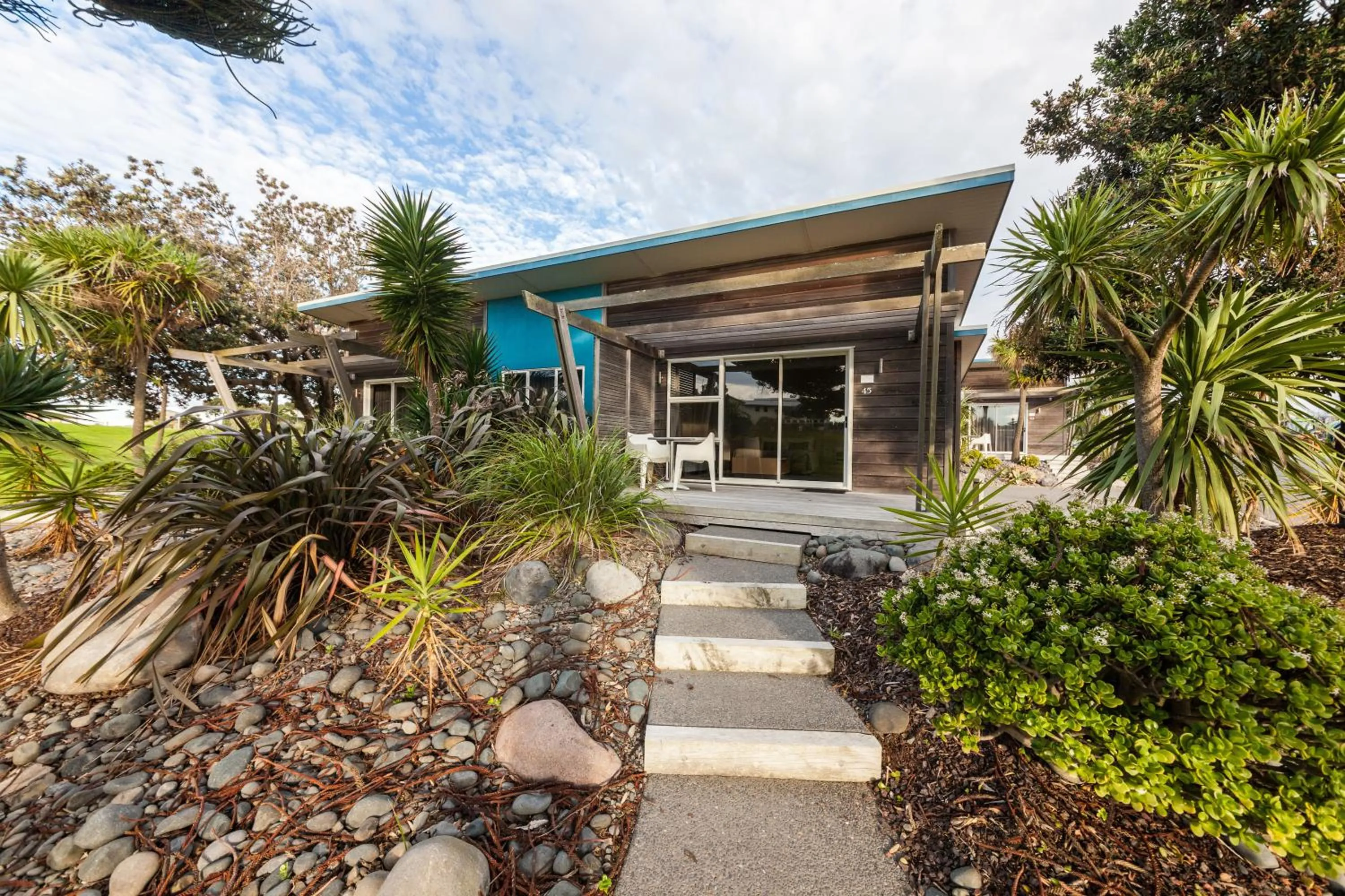 Patio in Tasman Holiday Parks - Papamoa Beach