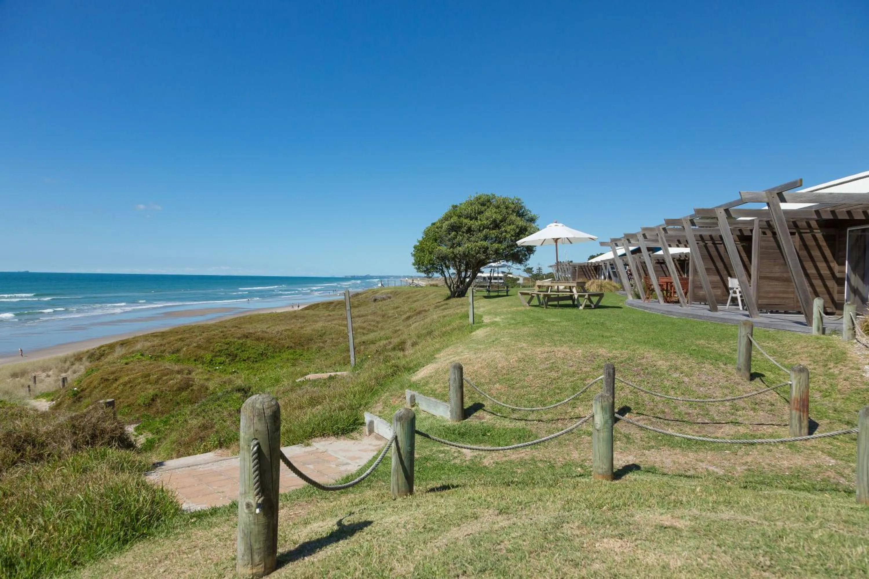 Patio in Tasman Holiday Parks - Papamoa Beach