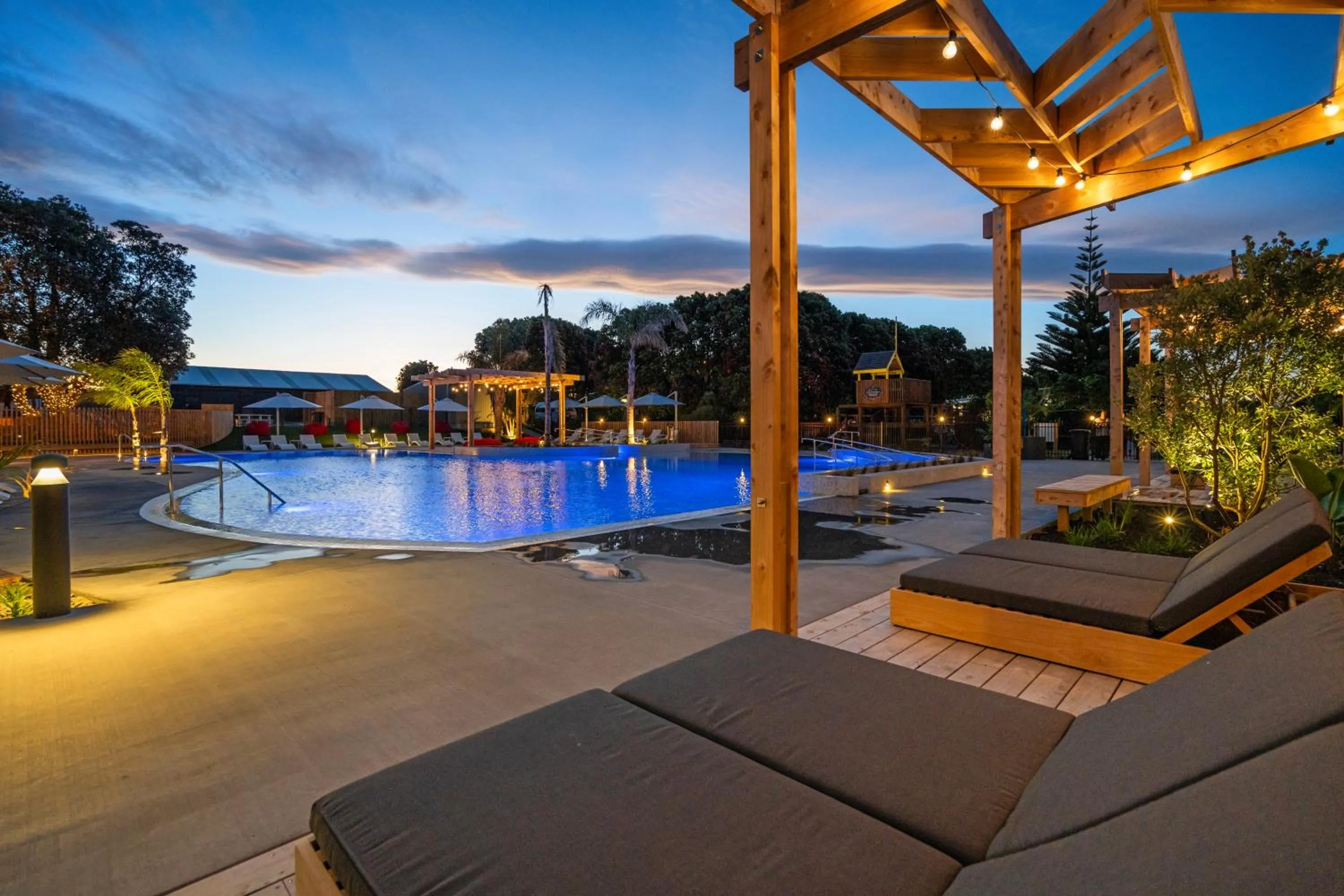 Swimming pool in Tasman Holiday Parks - Papamoa Beach