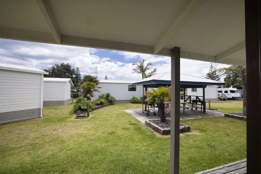Garden view in Tasman Holiday Parks - Papamoa Beach