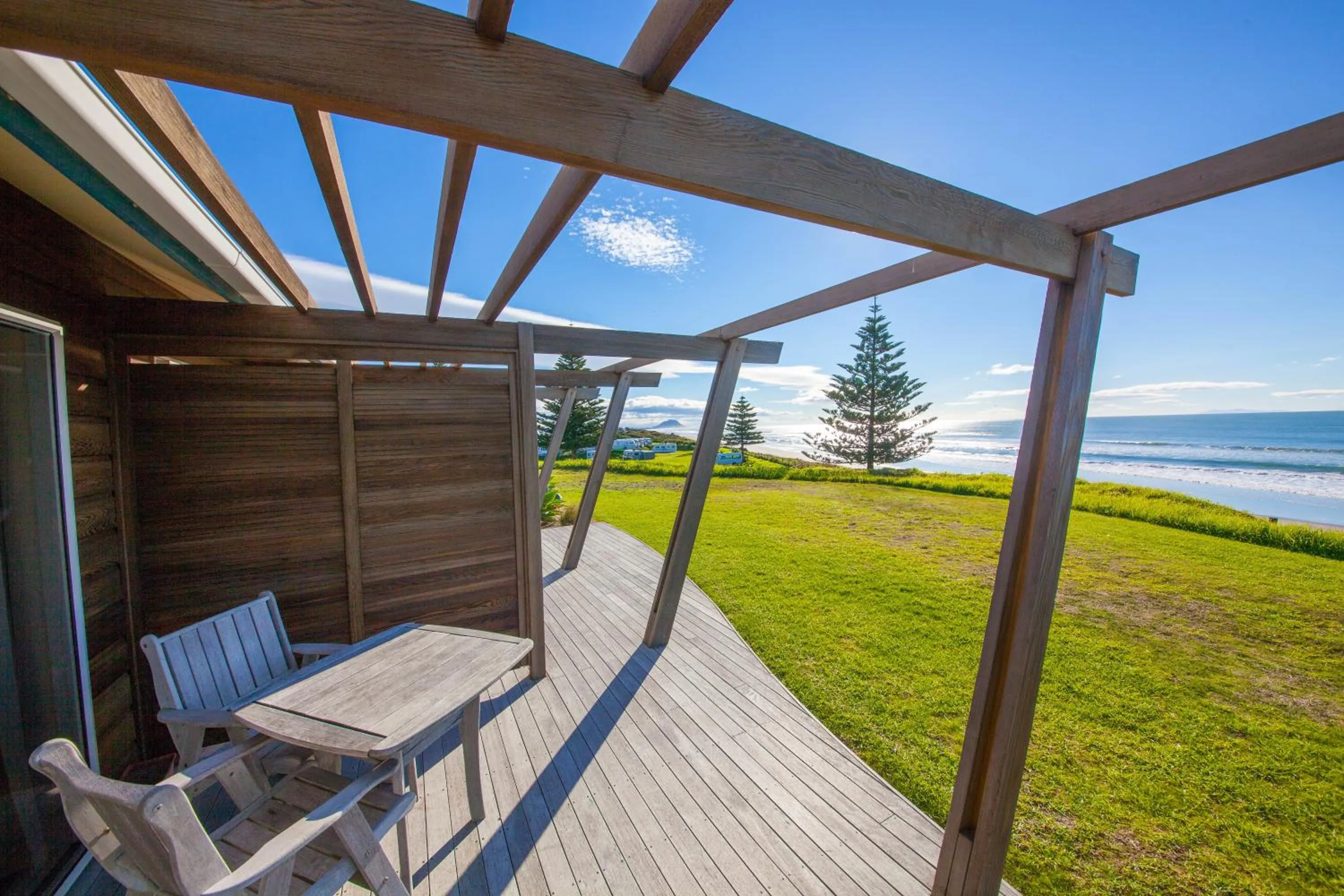 Balcony/Terrace in Tasman Holiday Parks - Papamoa Beach