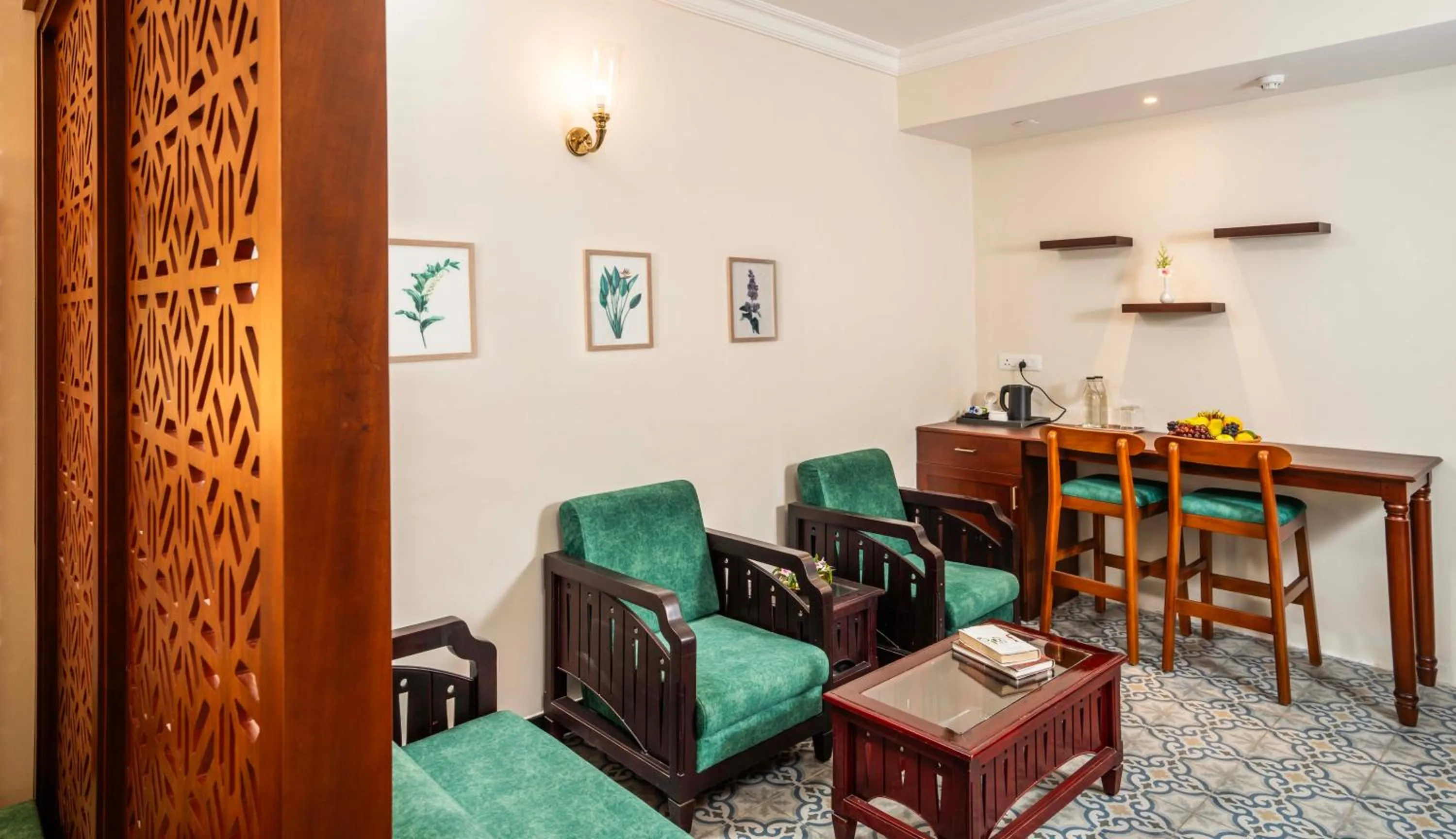 Living room in Fort Munnar