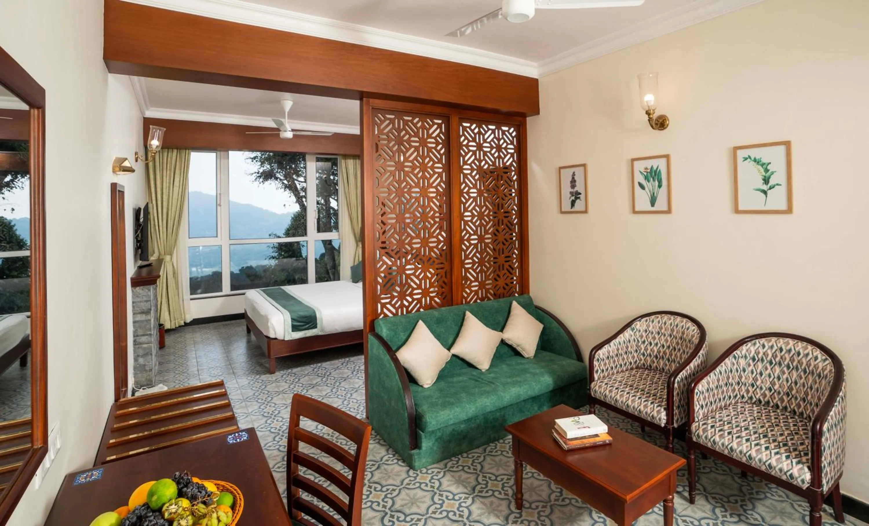 Living room in Fort Munnar