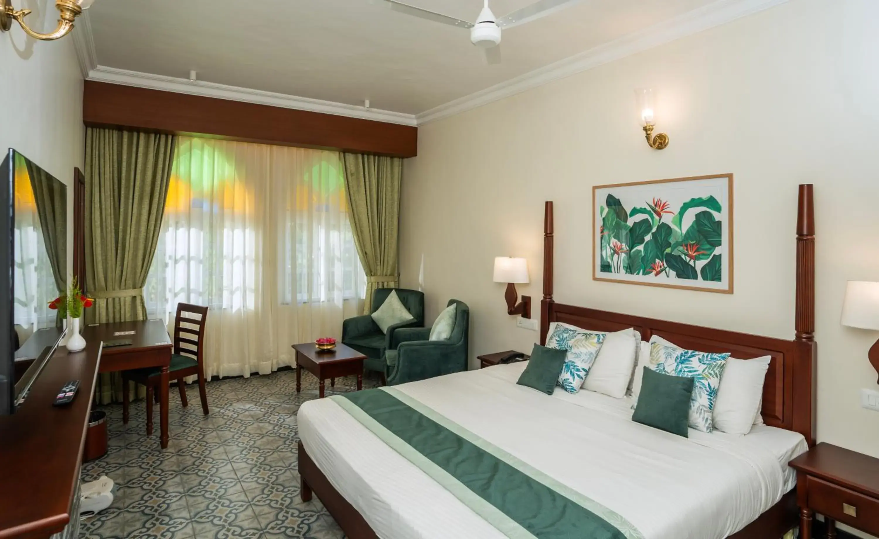 Deluxe Double or Twin Room with Garden View in Fort Munnar Deluxe Double or Twin Room with Garden View in Fort Munnar
