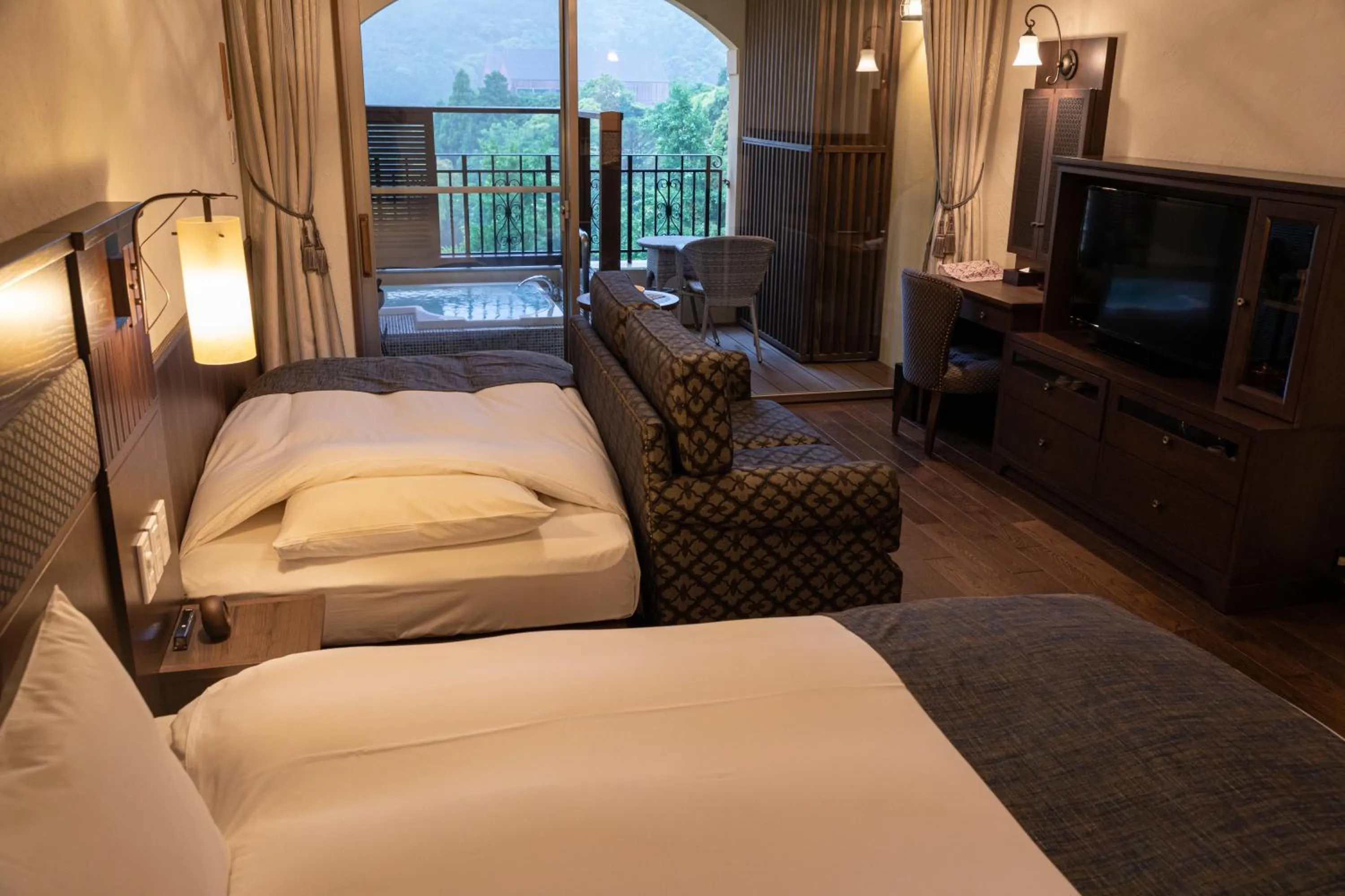 Bed in La Vista Kirishima Hills