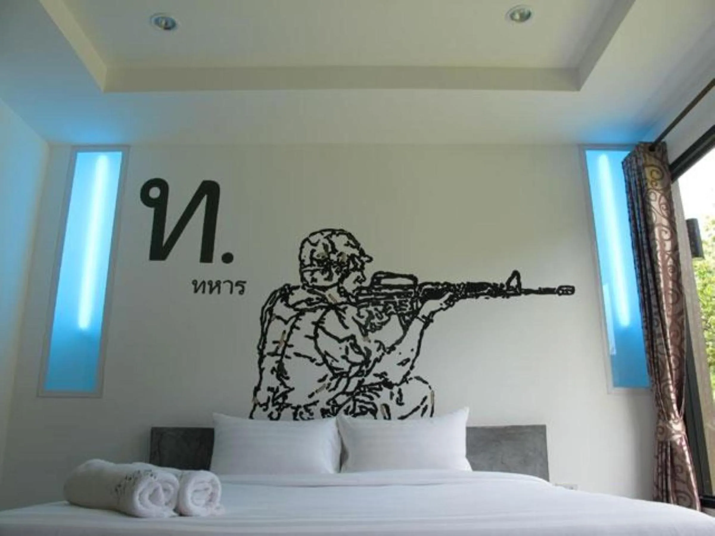 Bed in Alphabeto Resort