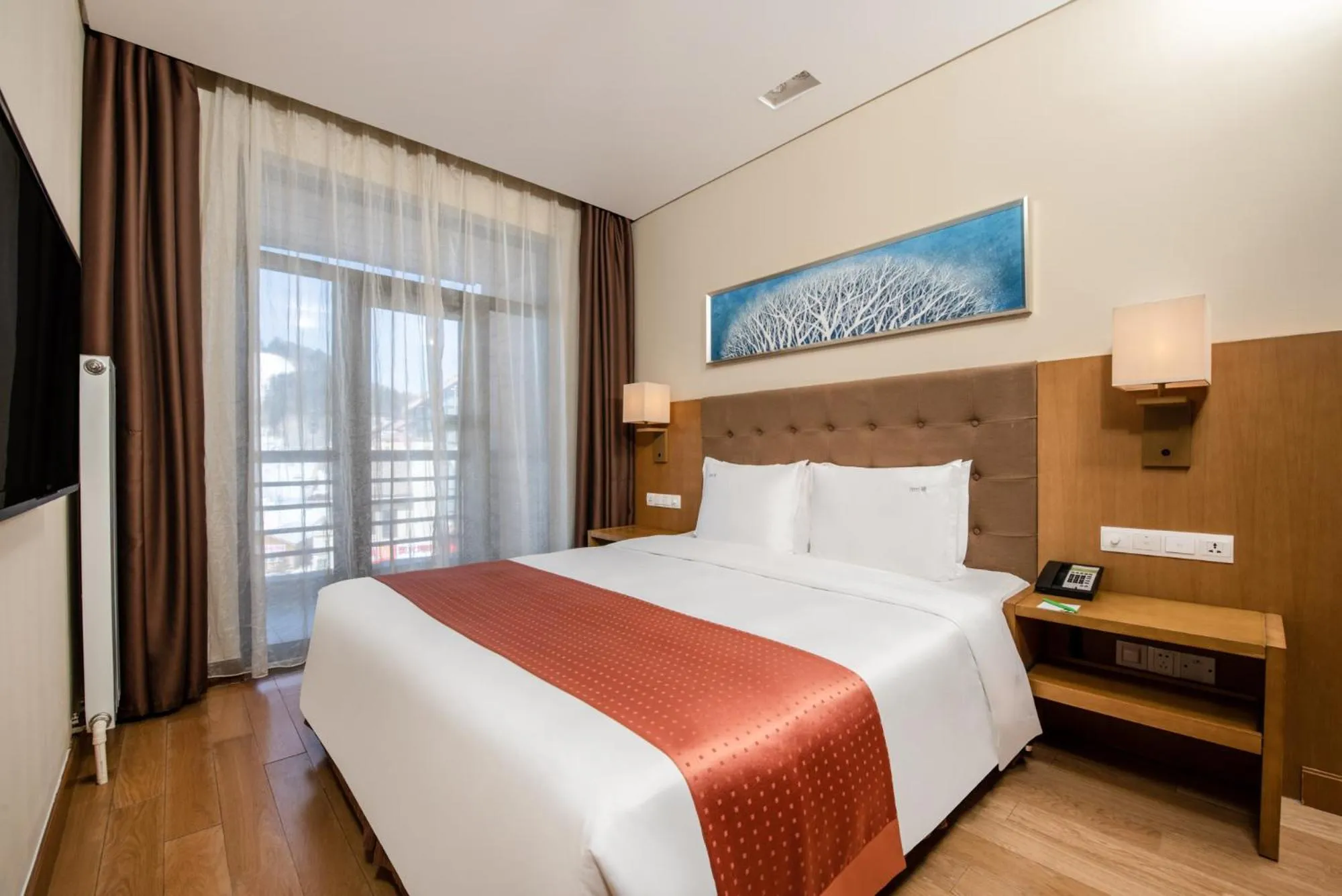 bunk bed, Bed in Wanda Jin Suites Changbaishan