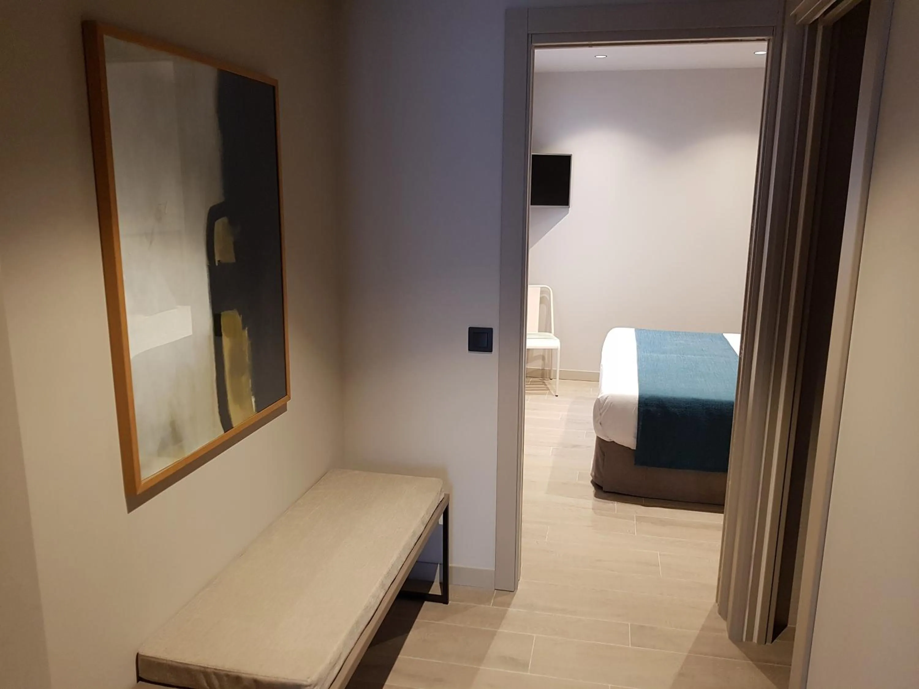 Bed in HOTEL TORRENT