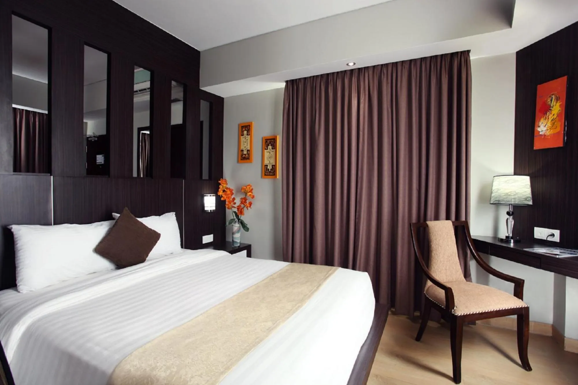 Bed in Grand Hatika Hotel