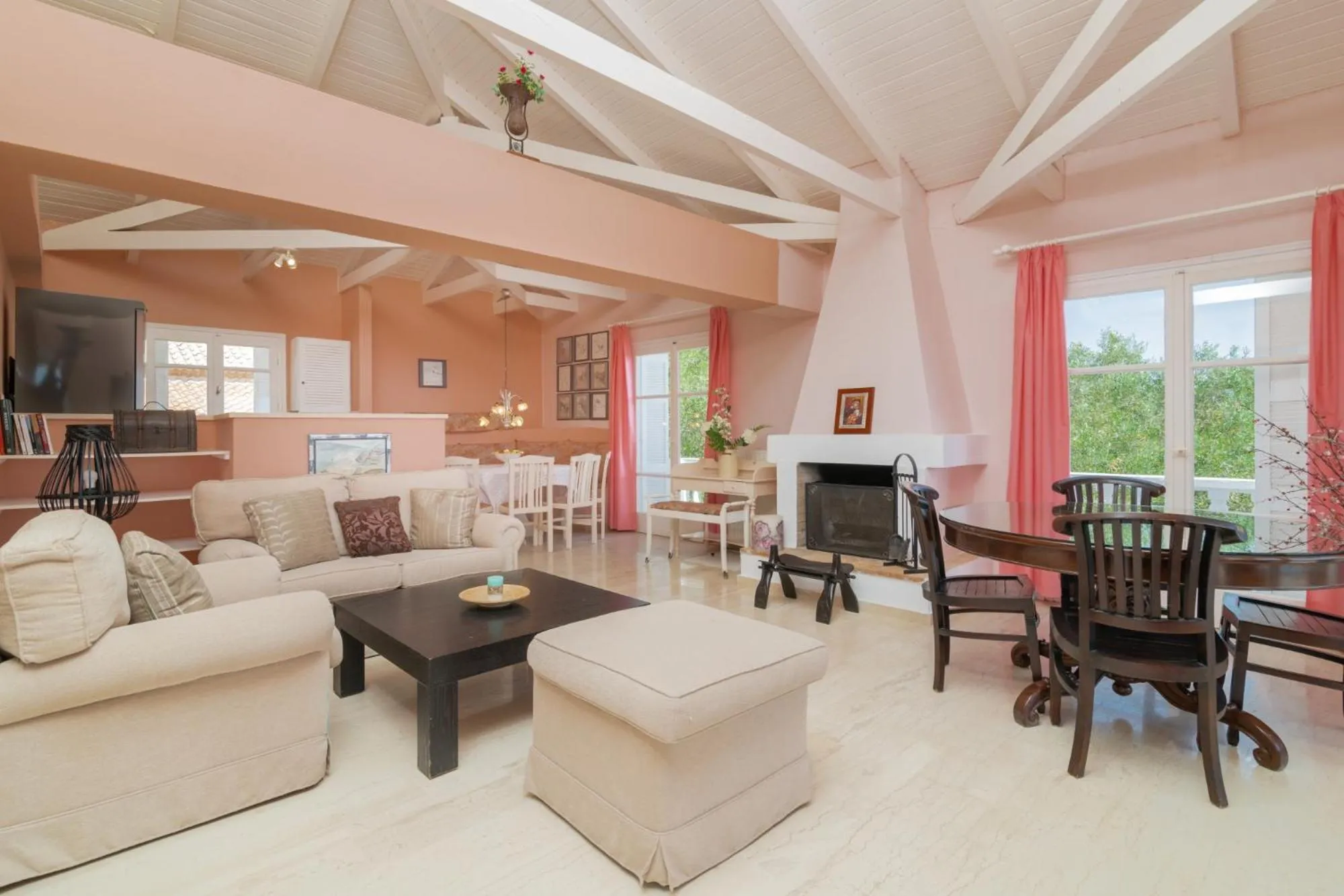 Living room in Armyra Villas